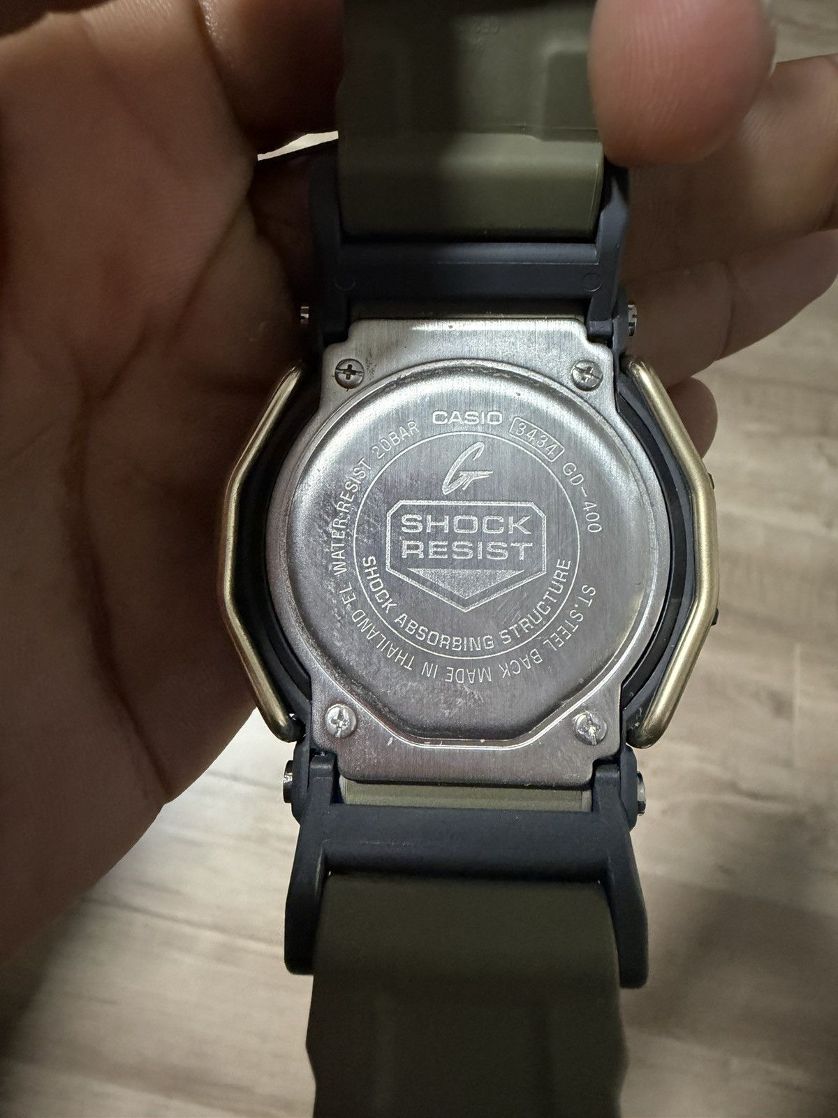 G Shock Casio G-SHOCK GD400-9 Face Protector Flash Alert Green Size ONE SIZE - 3 Thumbnail