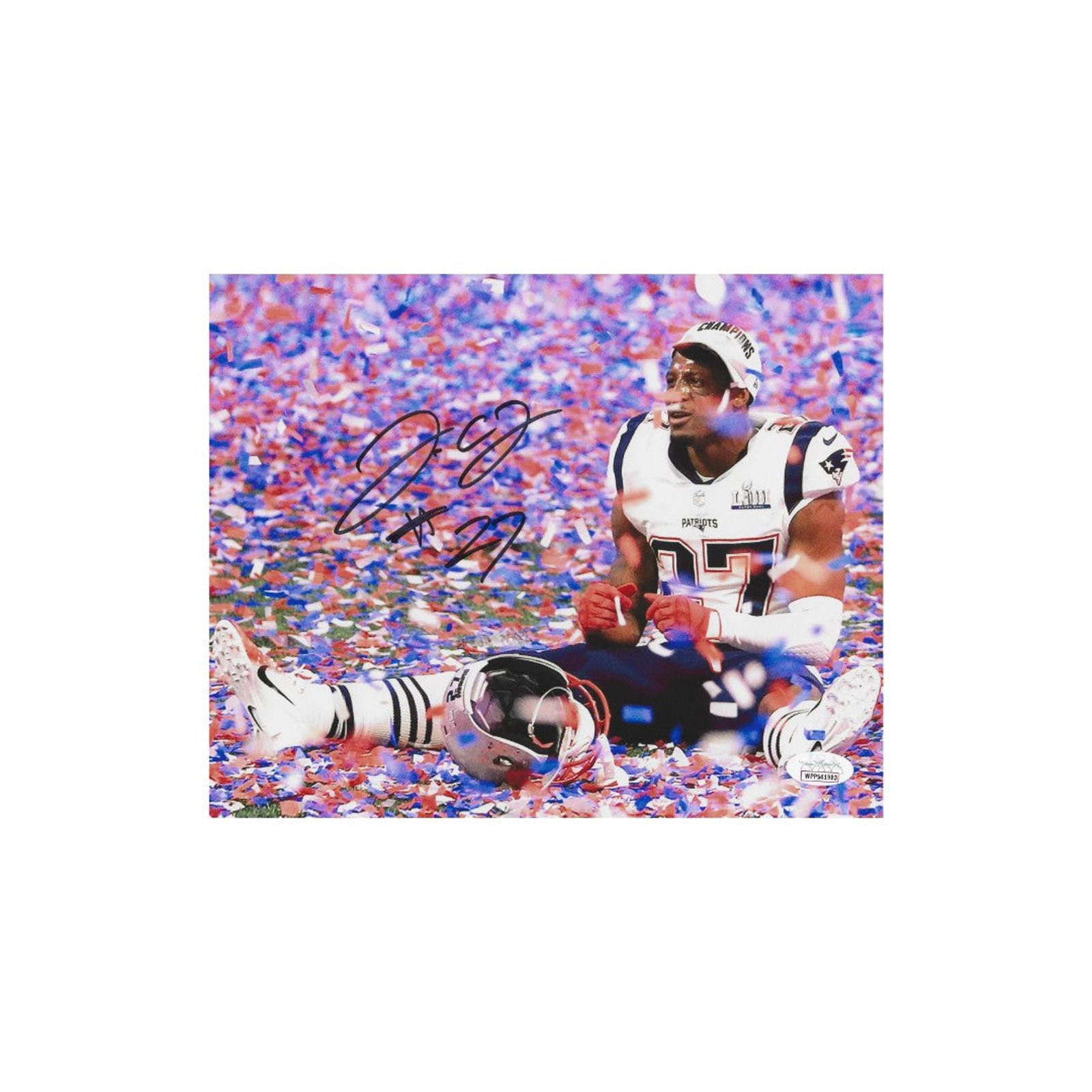 Other J.C. Jackson Patriots Autographed 8x10 Photo coa W/Frame Size ONE SIZE - 3 Thumbnail