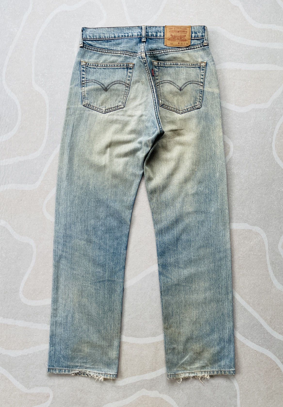Levi's Levis 512 Distressed Jeans Size US 30 / EU 46 - 3 Thumbnail