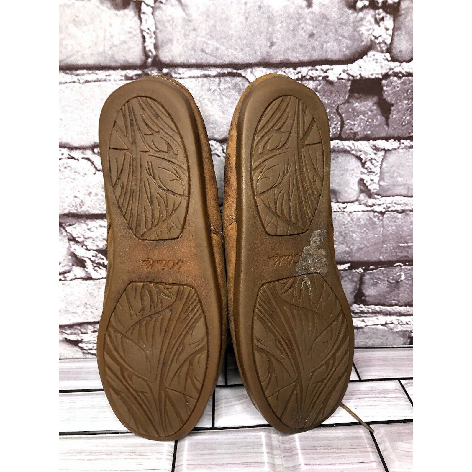 Olukai Olukai Heleuma Brown Leather Lace Up Casual Shoes Women’s Sz Size US 7.5 / IT 37.5 - 6 Thumbnail