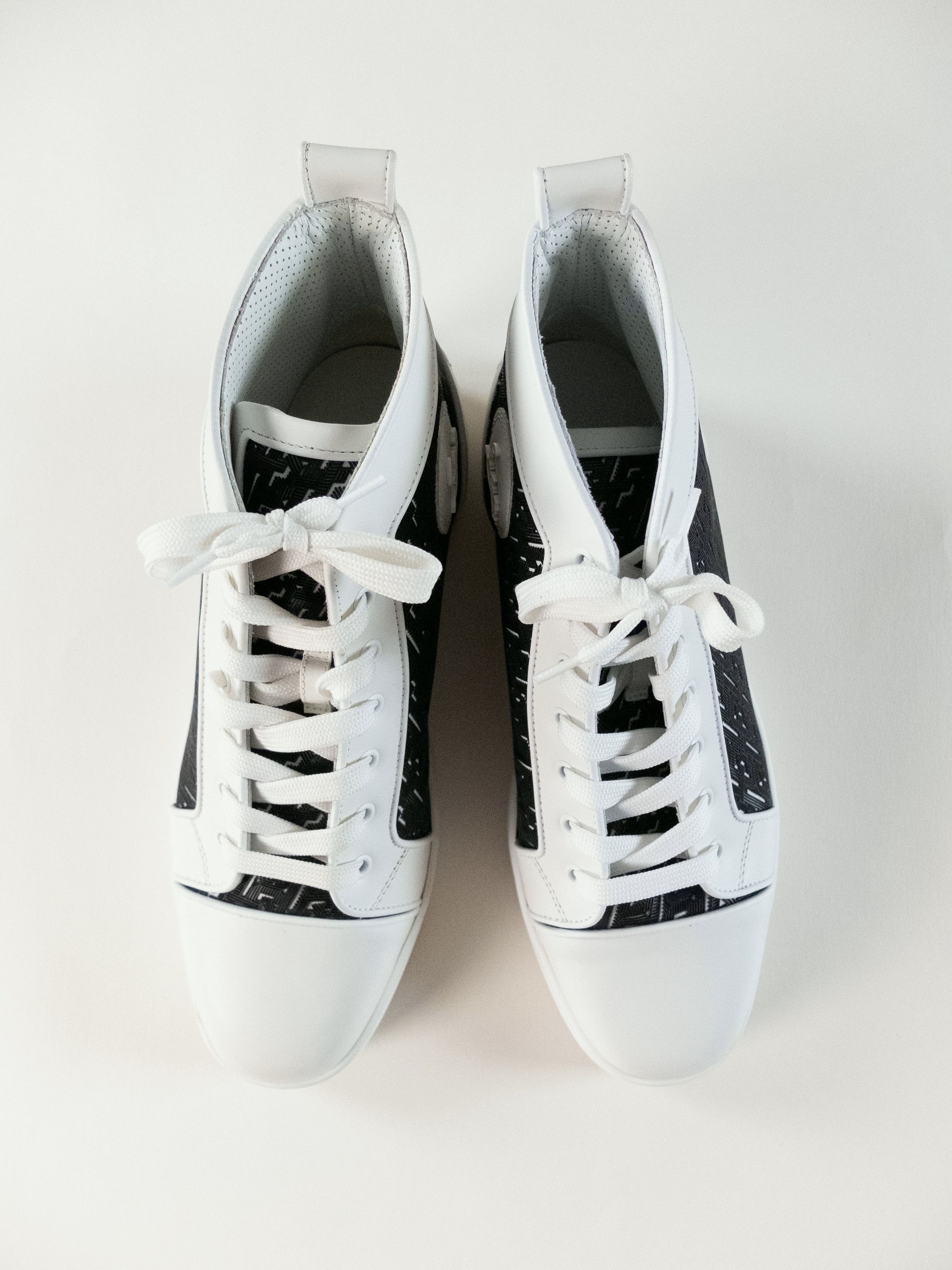 Christian Louboutin CHRISTIAN LOUBOUTIN Louis Orlato white leather sneakers 10 Size US 10 / EU 43 - 4 Thumbnail