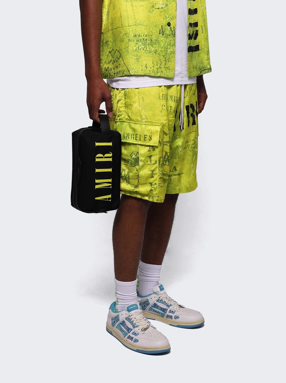 Amiri o1mle0426 Size: OS / Nylon Beauty Case Bag in Black Size ONE SIZE - 3 Thumbnail