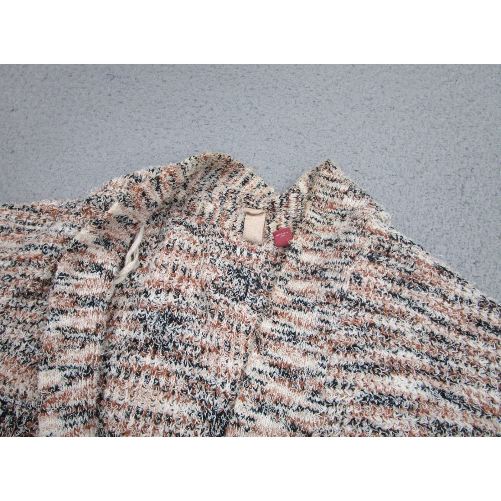 Vintage Pilcro Cardigan Womens Small Beige Marled Knit Open Front Pockets Size S / US 4 / IT 40 - 6 Thumbnail