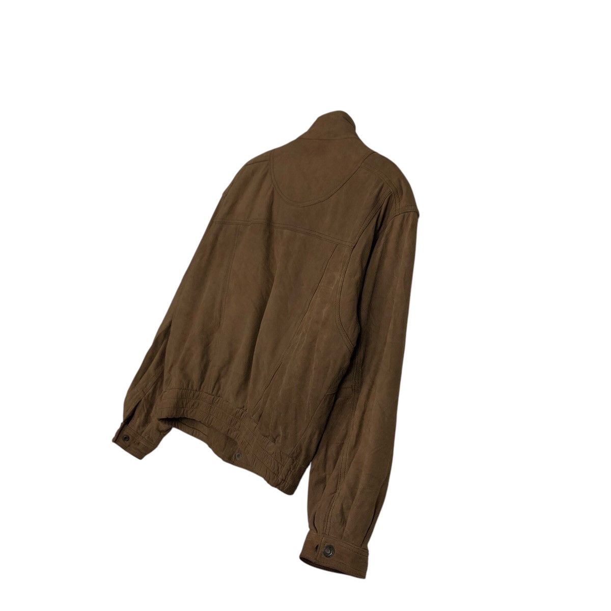 Japanese Brand 📌Vintage Bomber Leather Jacket Adventure Bound Issey Miyake Size US M / EU 48-50 / 2 - 11 Thumbnail