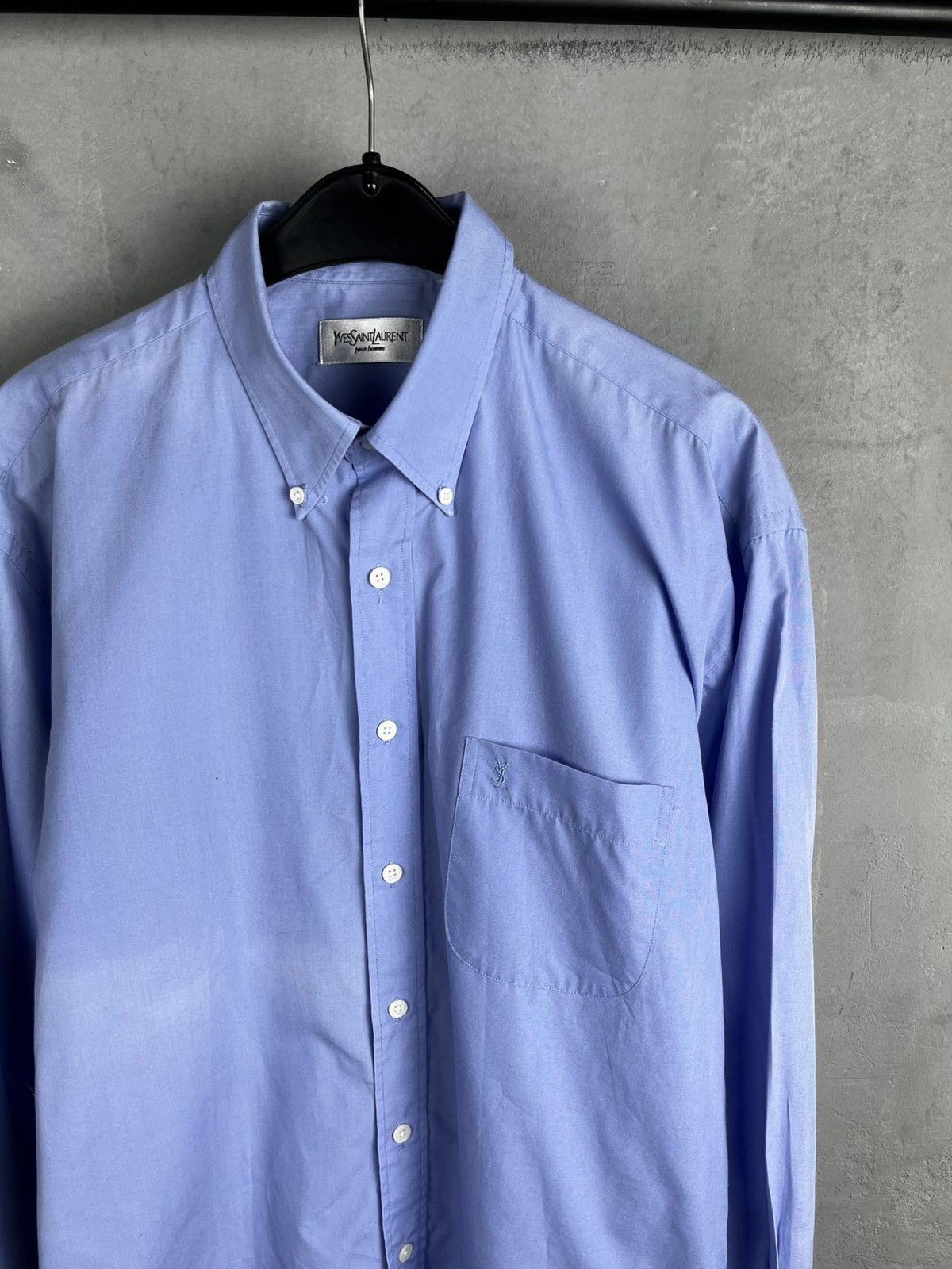 Yves Saint Laurent Yves Saint Laurent button shirt vintage 90s Size US L / EU 52-54 / 3 - 3 Thumbnail