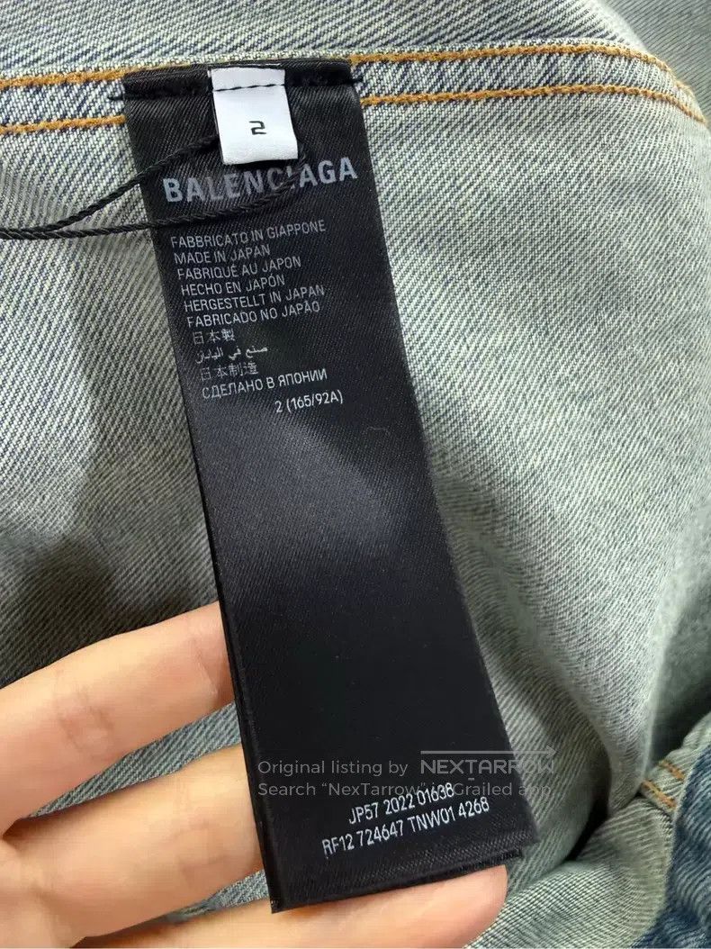 Balenciaga Balenciaga Solid Color Collar Single Button Long Sleeve De Size US M / EU 48-50 / 2 - 4 Thumbnail
