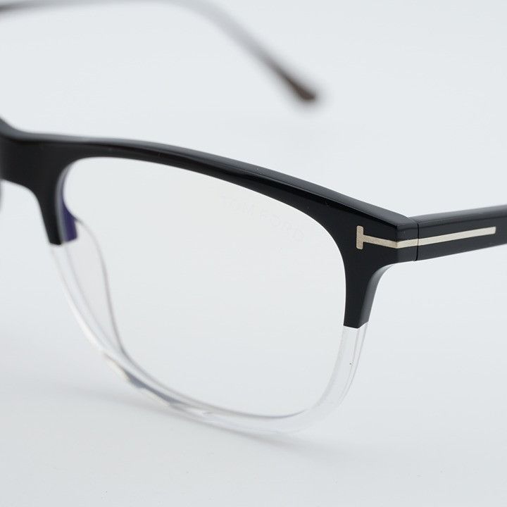 Tom Ford Tom Ford FT5589-B 003 Eyeglasses Black/Crystal 55mm Size ONE SIZE - 8 Thumbnail