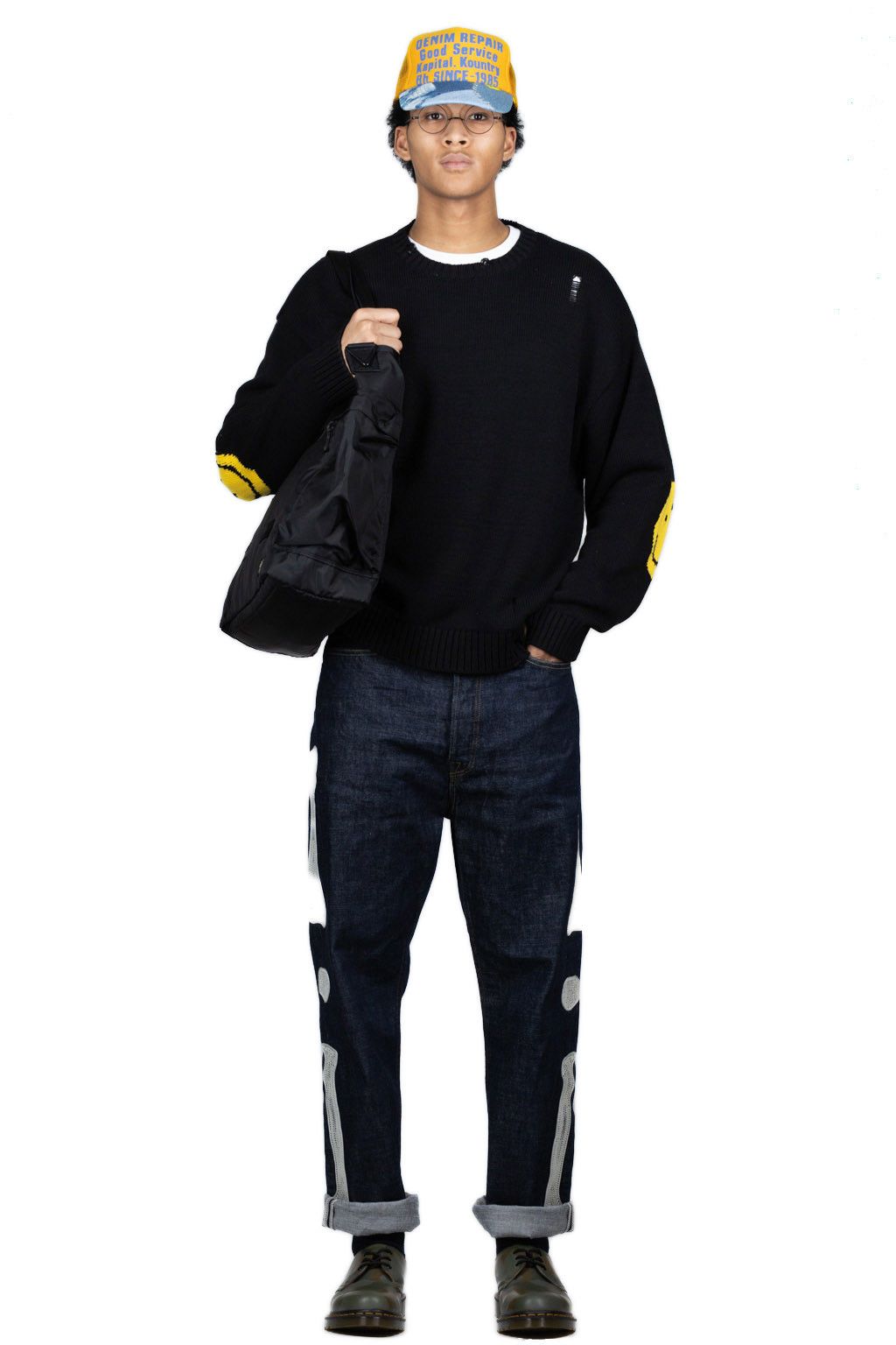 Kapital KAPITAL 12.5oz Denim Mexican Tuxedo 5P pants OKAGILLY bone Size US 38 / EU 54 - 9 Thumbnail