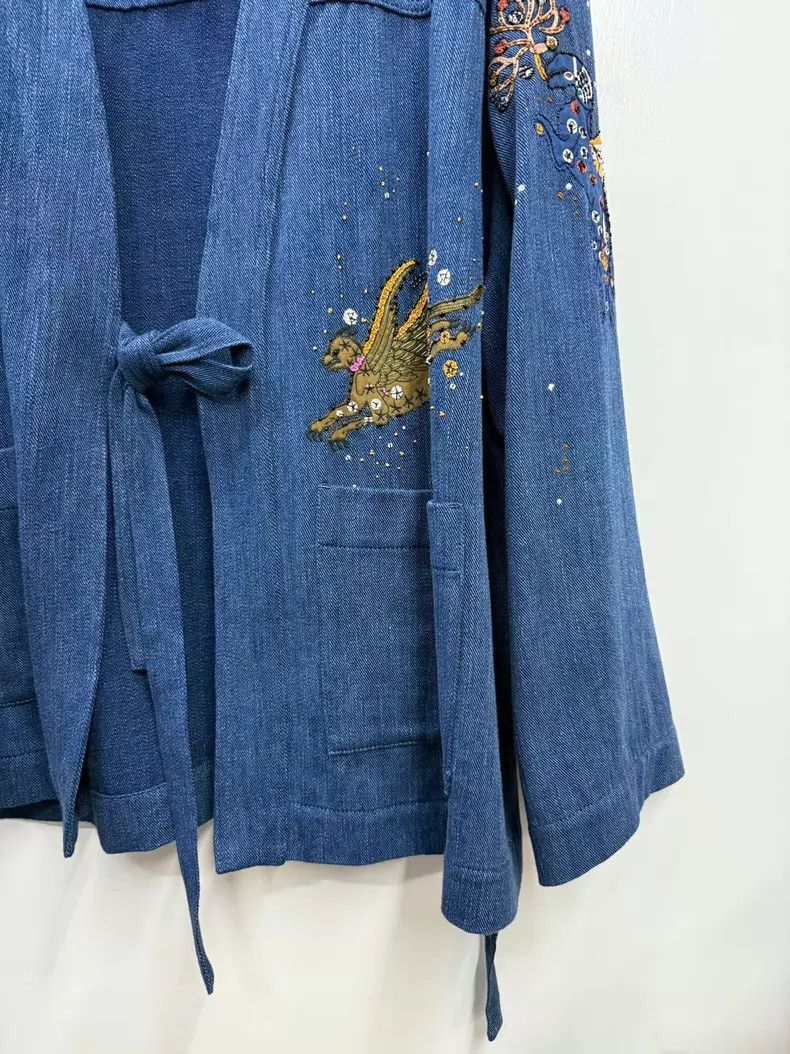 Valentino Valentino Heavy denim robe jacket Size M / US 6-8 / IT 42-44 - 3 Thumbnail