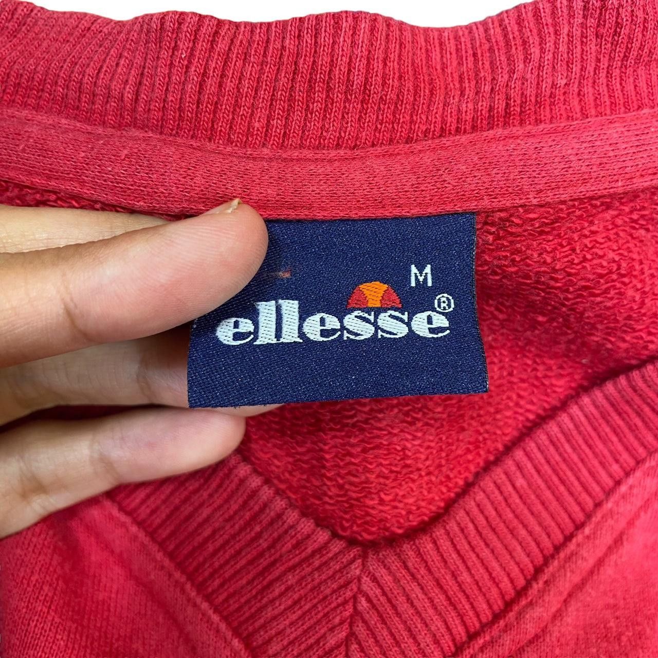 Ellesse ELLESSE ITALIA Embroidered V Neck Sweatshirt Sweater Size M / US 6-8 / IT 42-44 - 5 Thumbnail