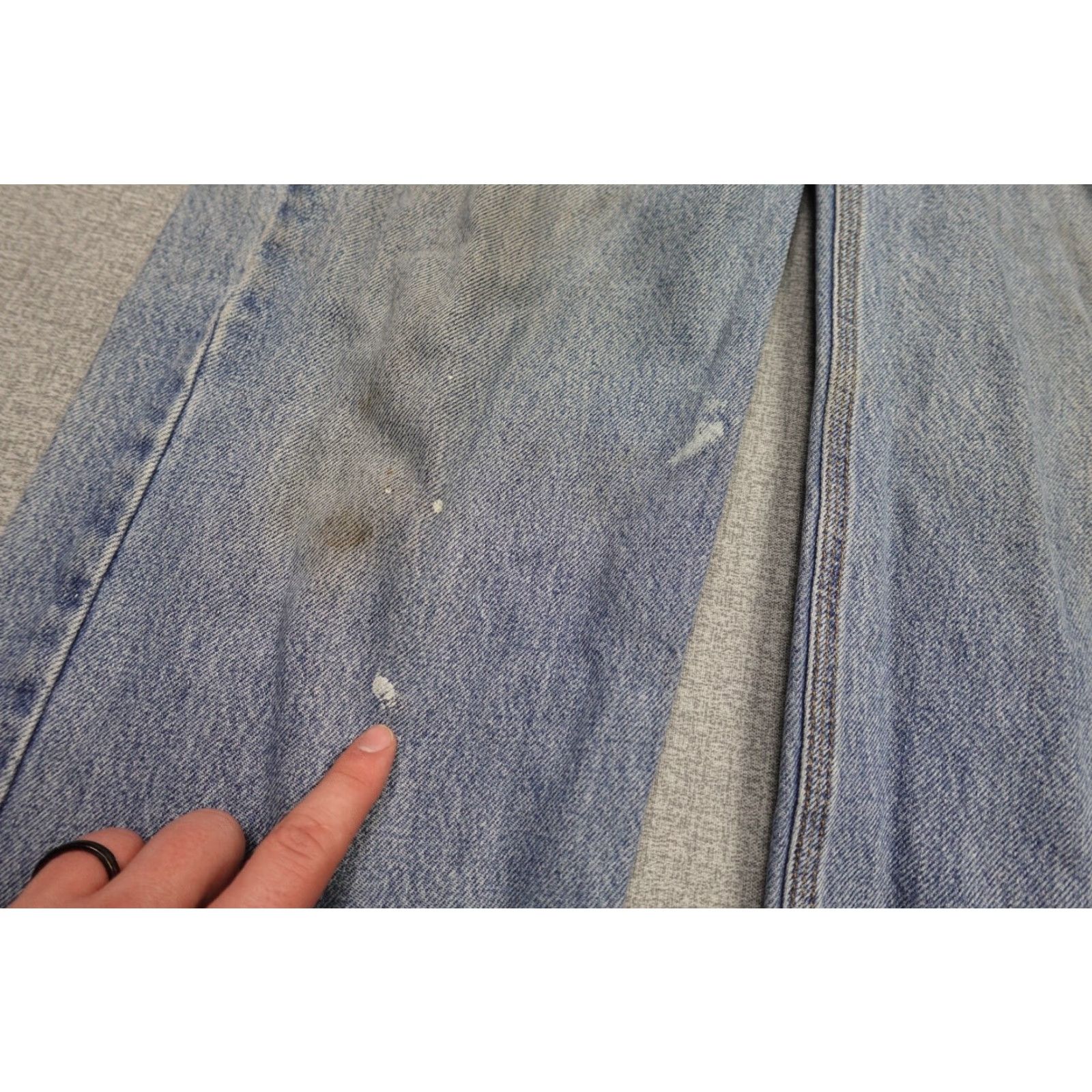 Carhartt Carhartt Jeans Men 34x32 Blue Distressed Grunge 5-Pocket Denim Jeans Size US 34 / EU 50 - 5 Thumbnail