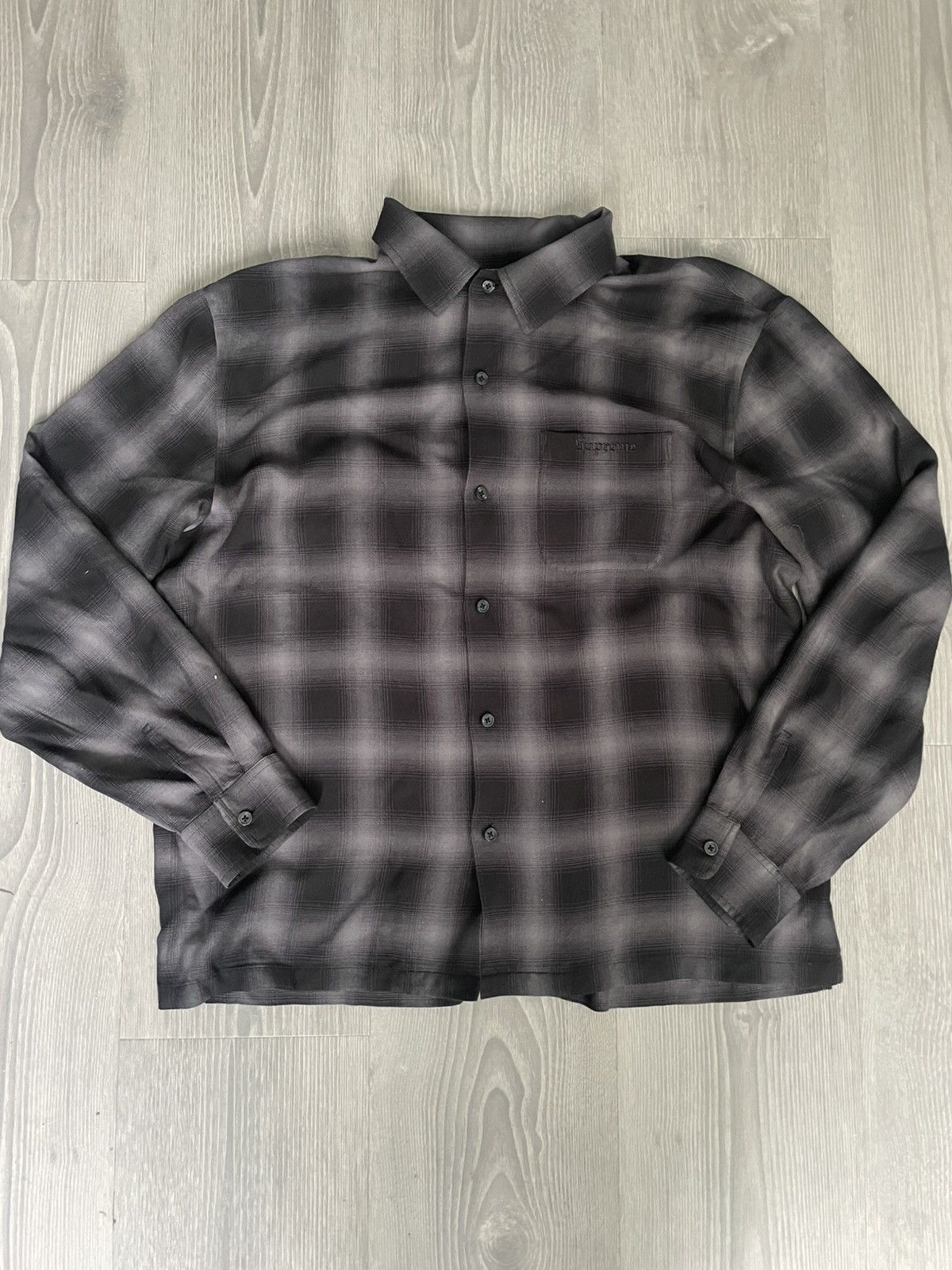 Supreme Supreme Shadow Plaid Rayon Shirt Size US M / EU 48-50 / 2 - 1 Thumbnail