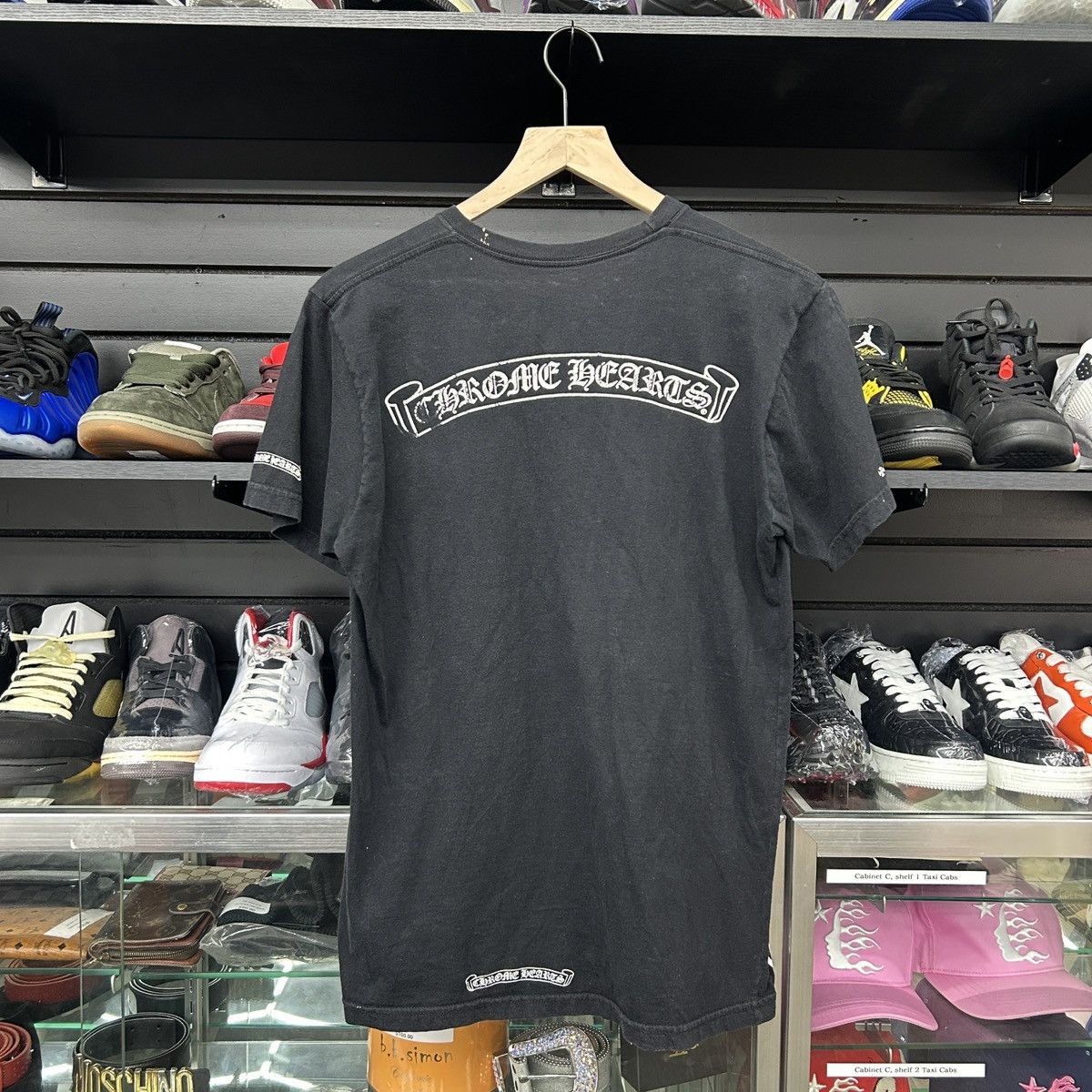 Chrome Hearts Chrome Hearts Scroll Logo Sz M Size US M / EU 48-50 / 2 - 1 Thumbnail