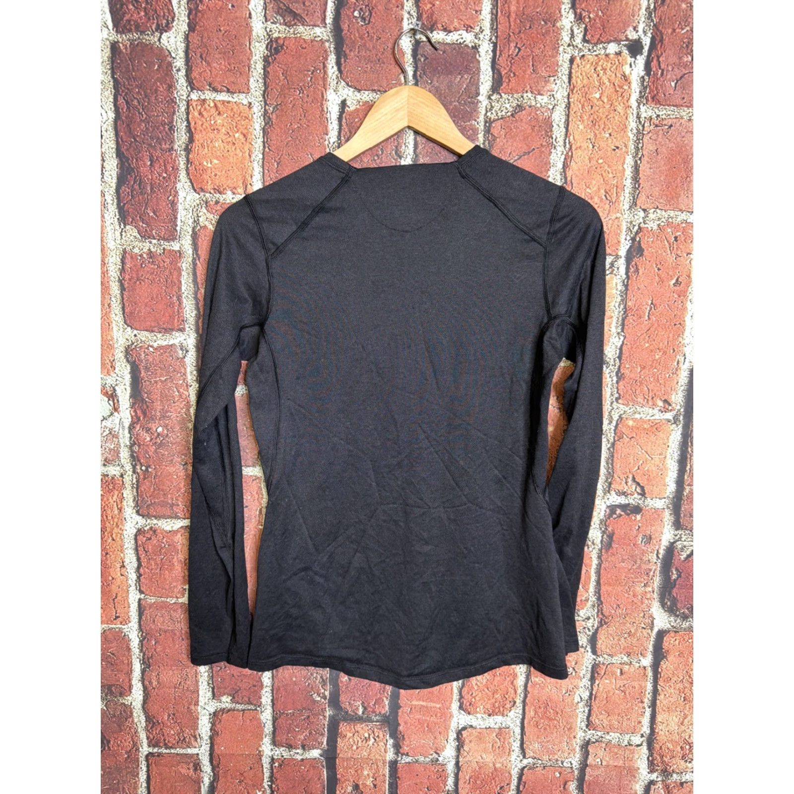 Vintage REI Co-Op Base layer Shirt Womens Small Grey Lightweight Crew Neck Hiking Outdoor Outdoorwear Short term? Size S / US 4 / IT 40 - 3 Thumbnail