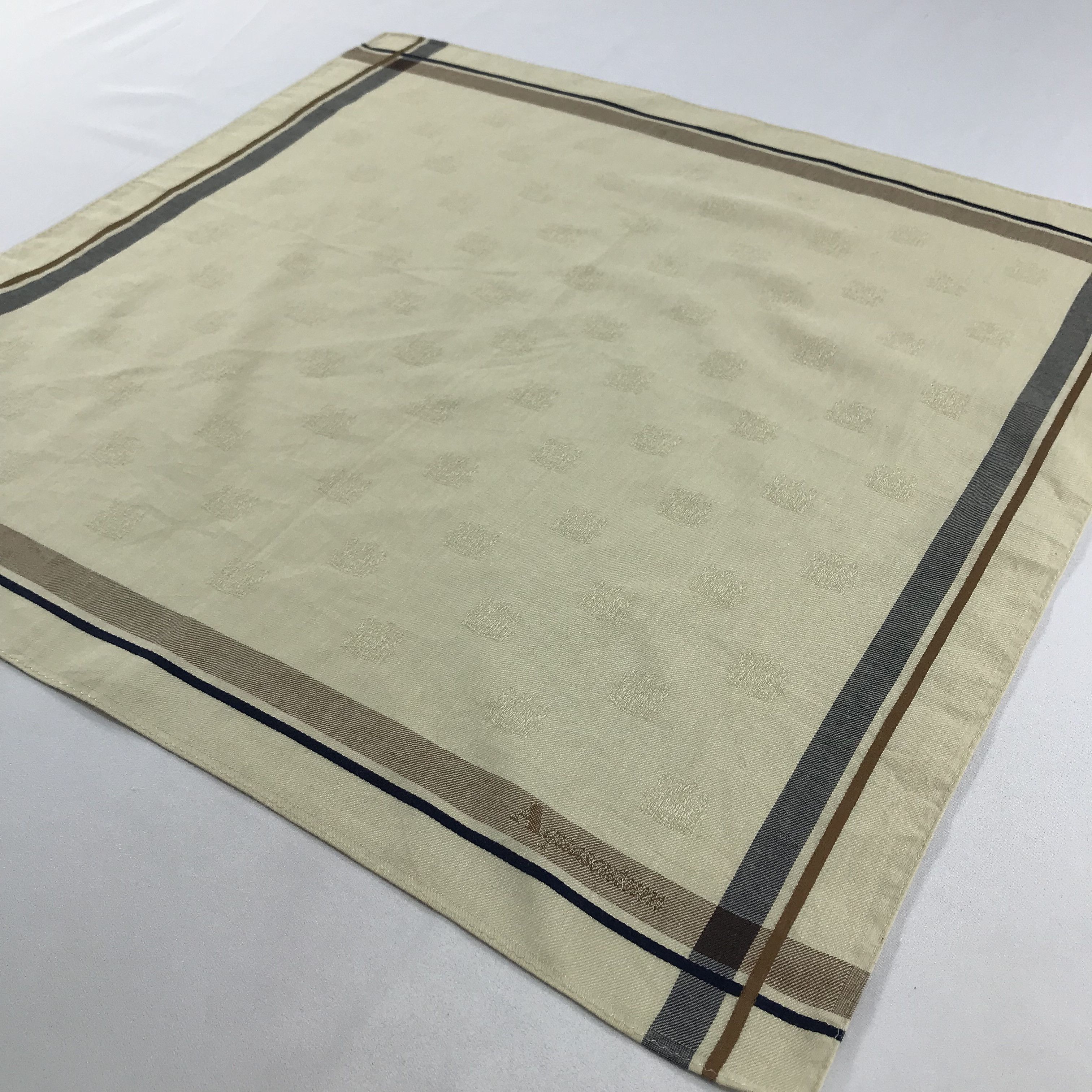 Aquascutum × Vintage Aquascutum Bandana / Handkerchief / Neckerchief - S2352 Size ONE SIZE - 2 Thumbnail