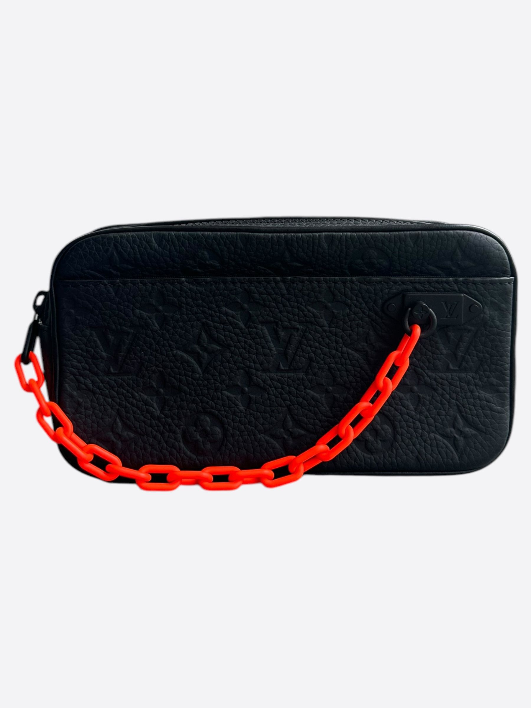 Louis Vuitton Louis Vuitton Black & Orange Monogram Volga Pochette Size ONE SIZE - 1 Thumbnail