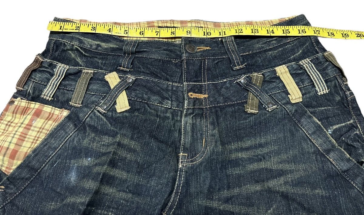 Japanese Brand DOMINATE HAND CRAFT DOUBLE WAIST STYLE JEANS Size US 34 / EU 50 - 15 Thumbnail