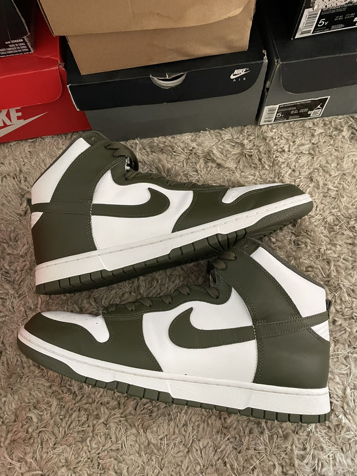 Nike Nike Dunk High Cargo Khaki Size US 14 / EU 47 - 2 Thumbnail