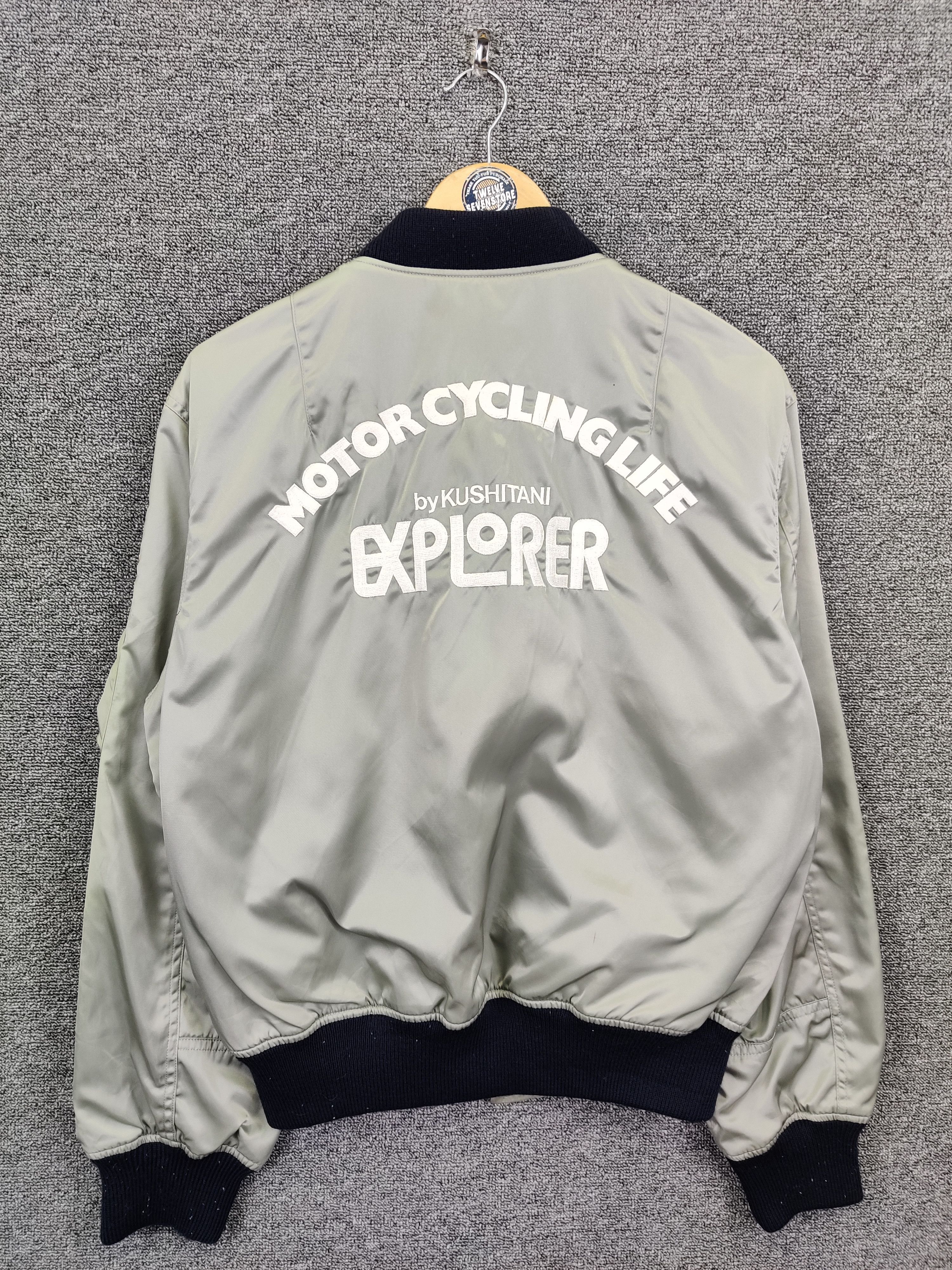 Vintage Vintage Kushitani Motor Cycling Explorer Bomber Jacket Size US L / EU 52-54 / 3 - 1 Thumbnail