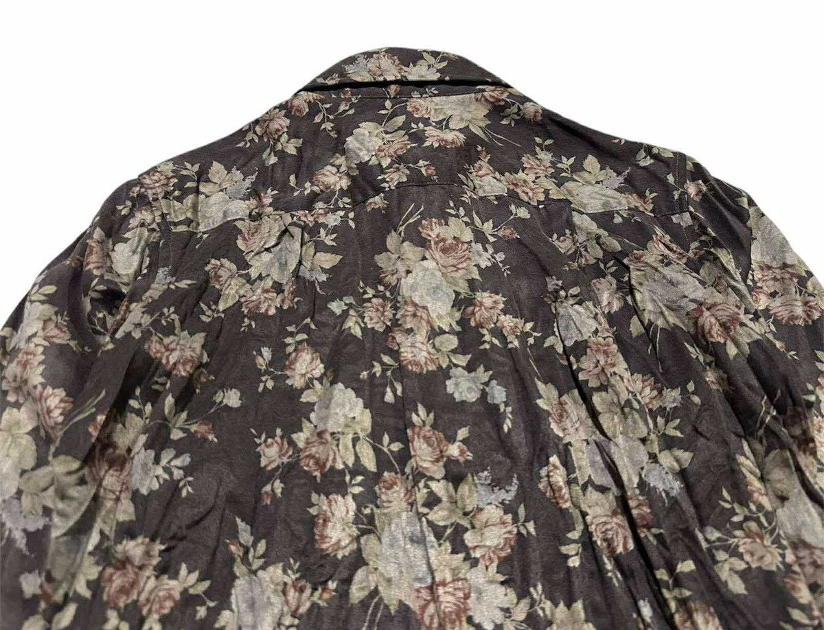 Tornado Mart 🔥Y2K Vintage Tornado Mart Shirt Wrinkled Floral Overprint Size US M / EU 48-50 / 2 - 12 Thumbnail