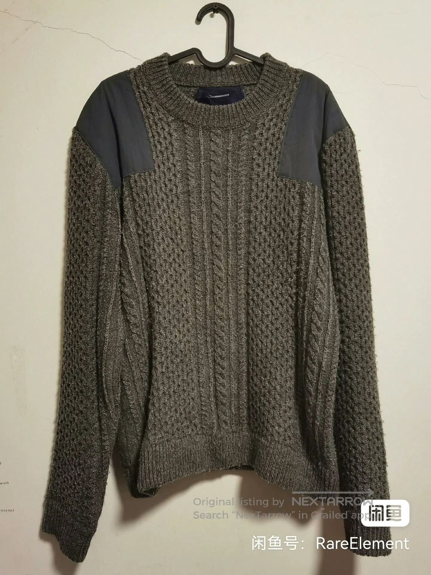 Undercover john undercover knitted sweater with patchwork. Size US M / EU 48-50 / 2 - 1 Thumbnail
