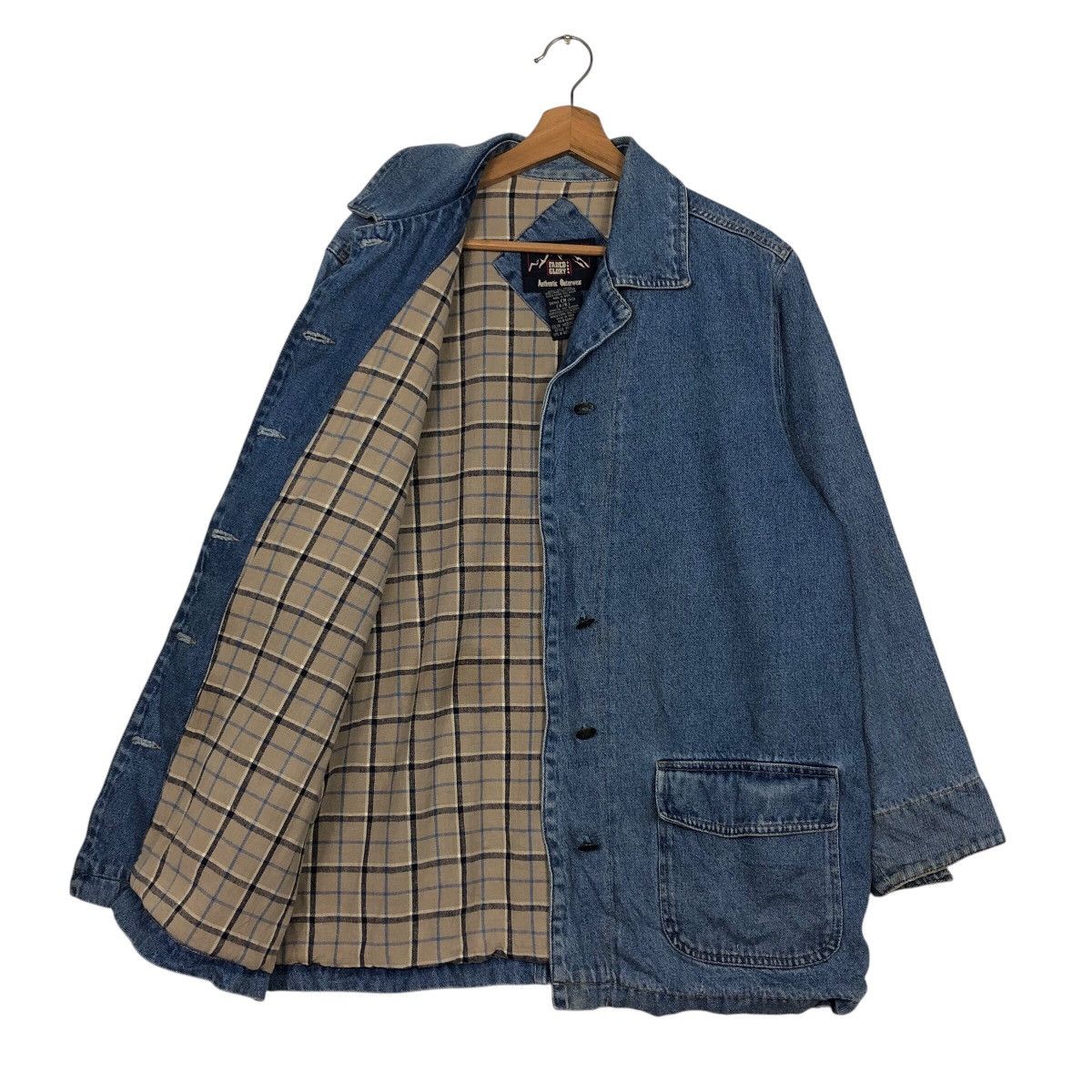 Japanese Brand 📌Vintage Chore Denim Jacket Blanket Faded Glory I Size S / US 4 / IT 40 - 12 Thumbnail