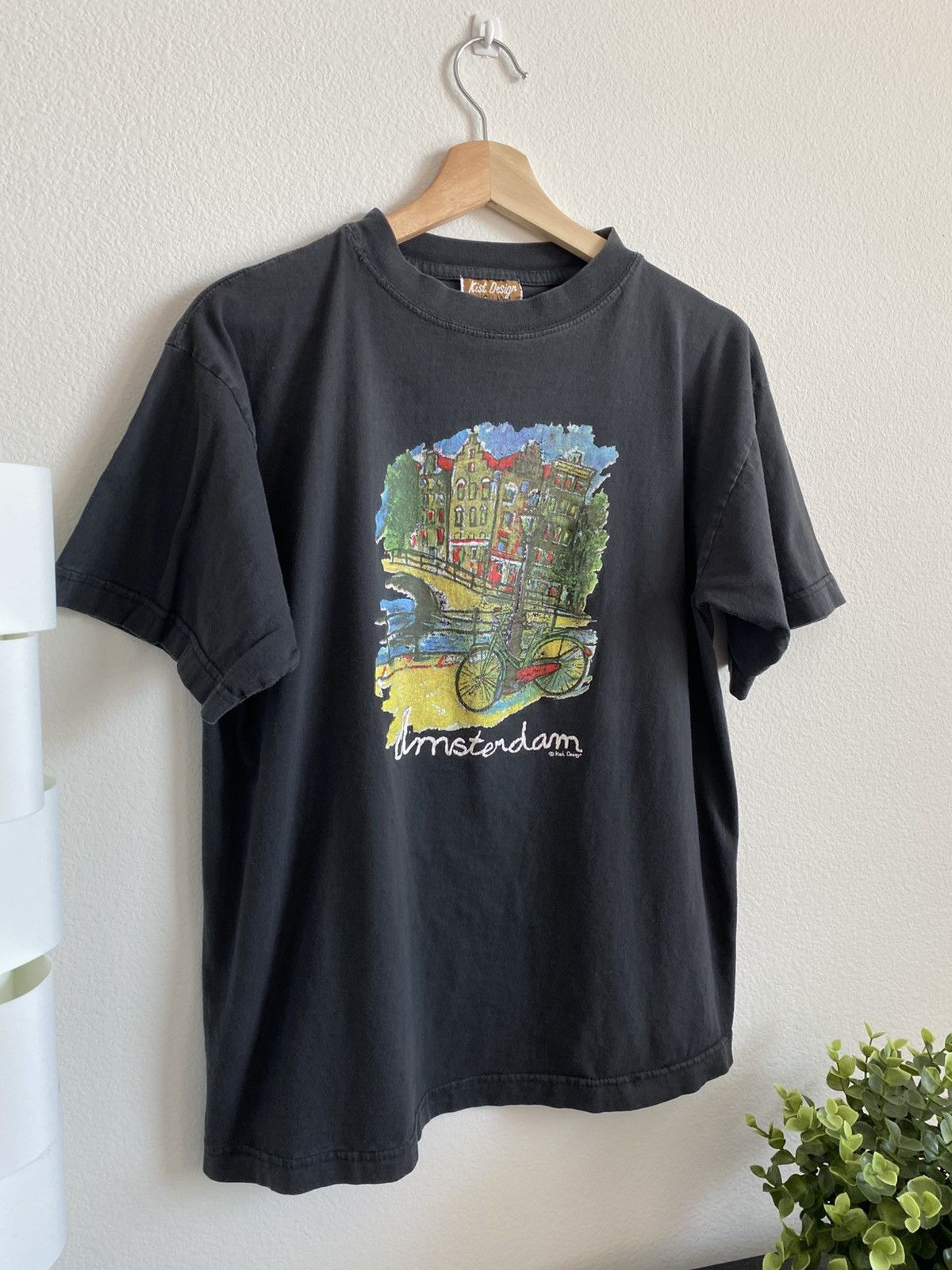 Unsound Rags Vintage Art Amsterdam Paining City Tee Size US M / EU 48-50 / 2 - 2 Thumbnail
