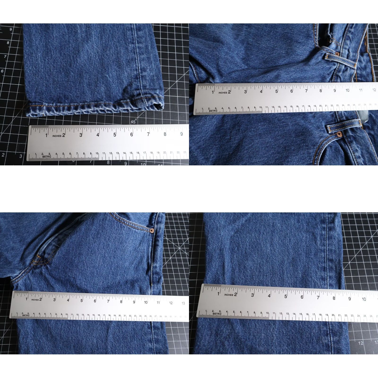 Levi's VINTAGE Levi's 501 XX Jeans Men 31 x 29 Blue Button Fly VTG 2005 Denim Straight 90s Size US 31 - 8 Thumbnail