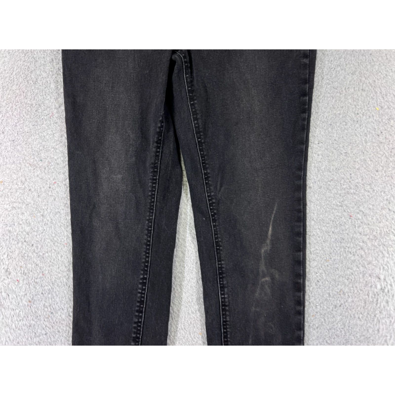 Vintage No Boundaries Jeans Women 3 Black Skinny Denim High Rise Cotton Blend 5-Pocket Size 26" / US 2 / IT 38 - 3 Thumbnail