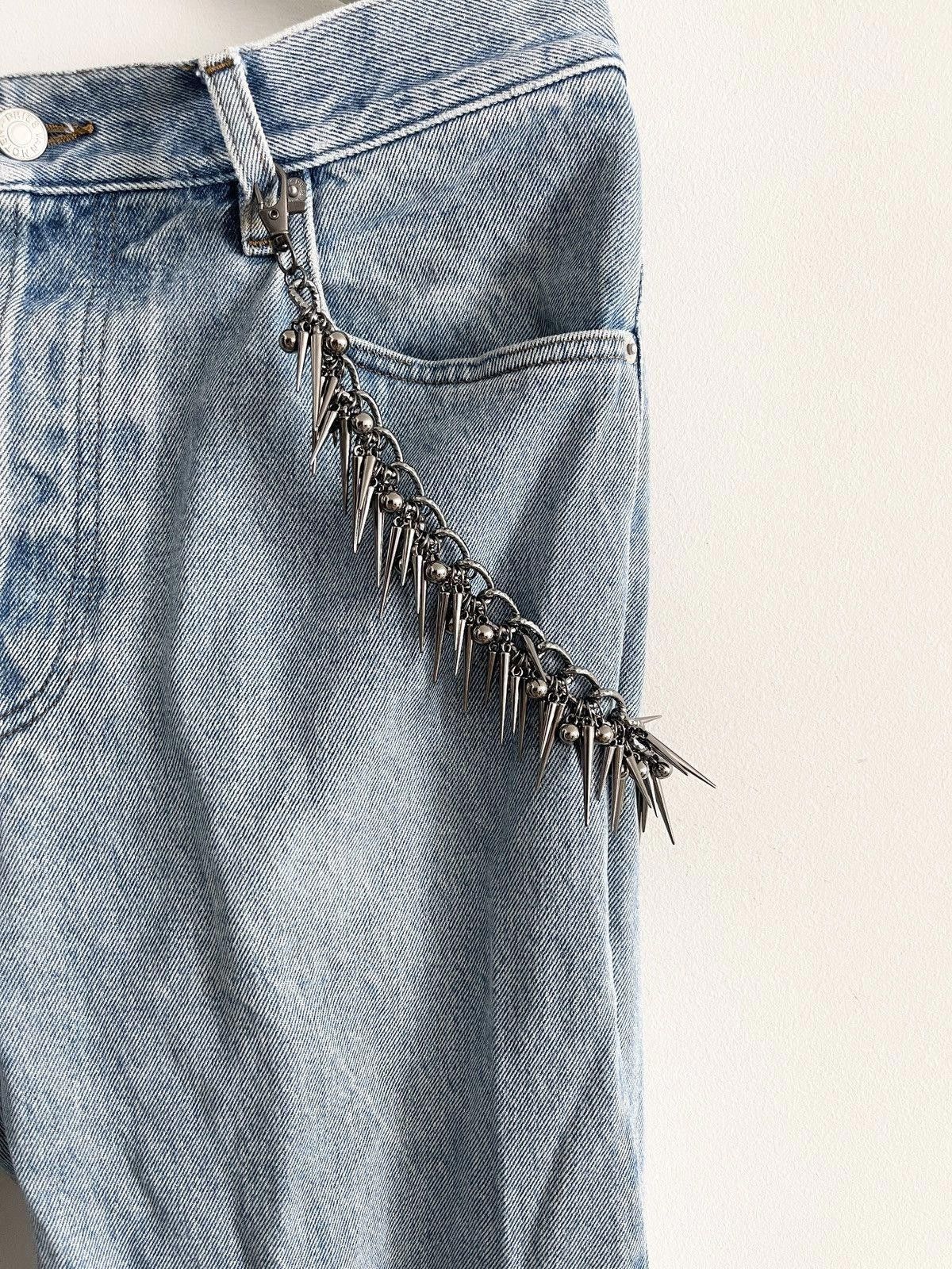 Jewelry Y2K Punk Spikes Wallet Keychain Size ONE SIZE - 1 Thumbnail