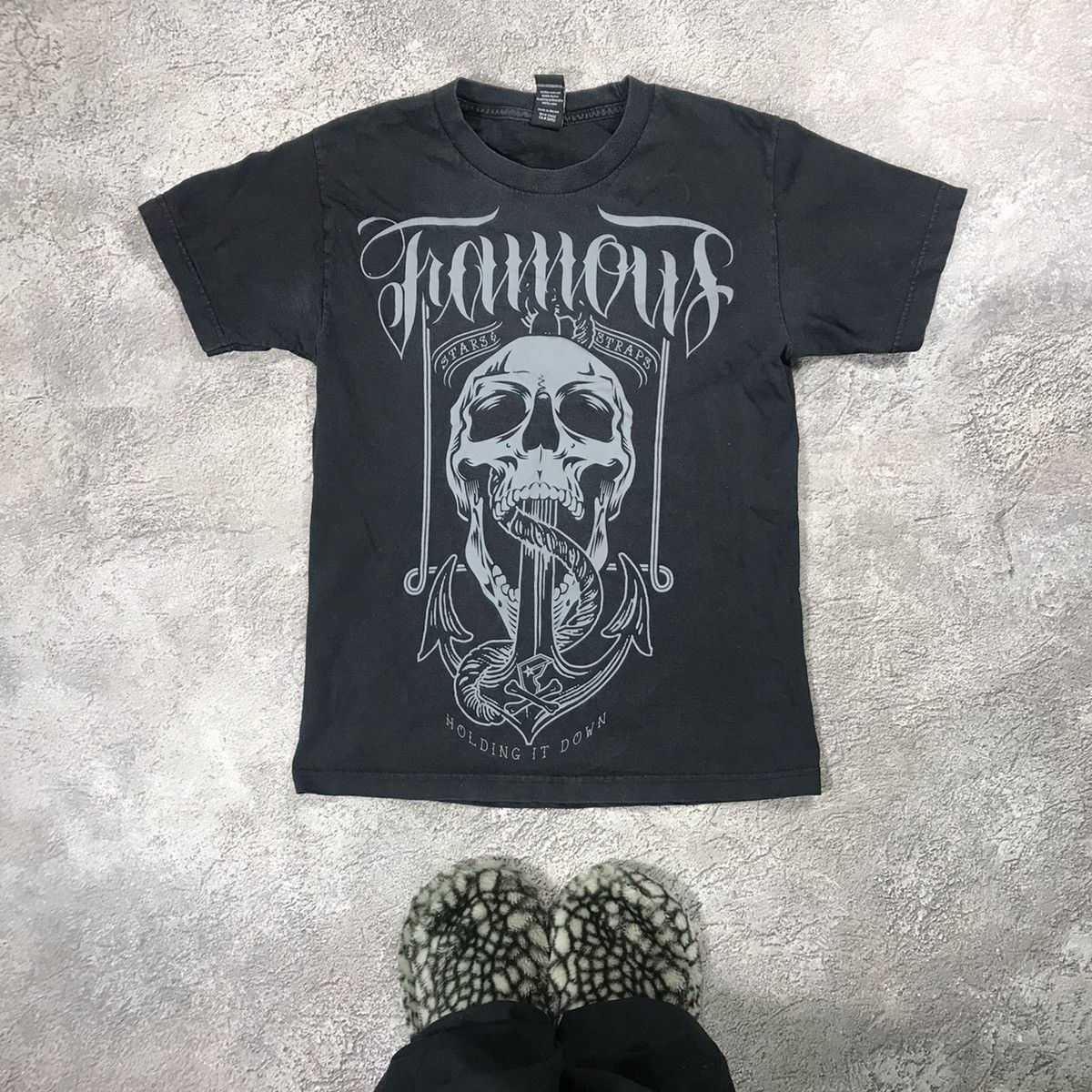 Band Tees VINTAGE Y2K SCREAMER FACE HORROR SKELETON BLOOD PSYCHO 90s Size US S / EU 44-46 / 1 - 1 Thumbnail