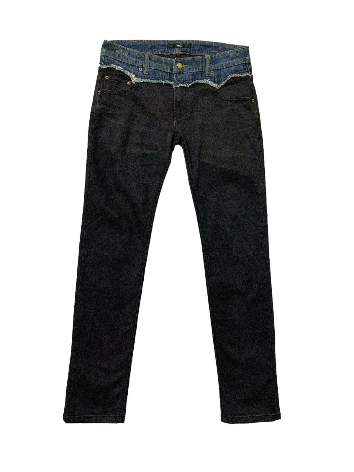 image of Vintage Mad Clawmark Hybrid Denim Pant in Black Blue, Men's (Size 30)