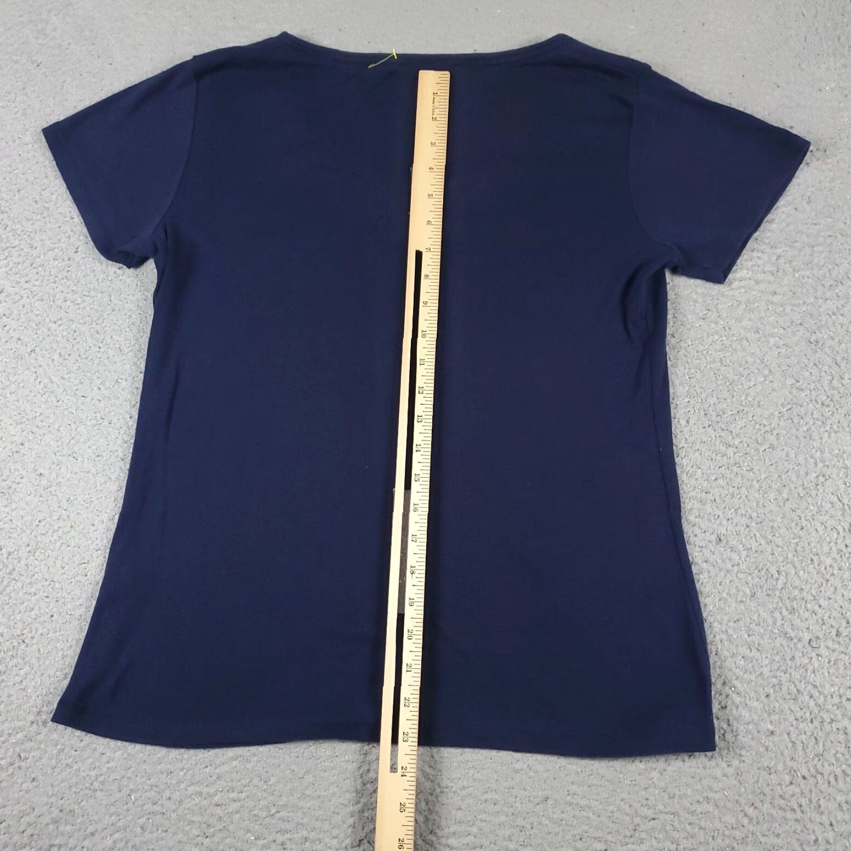 Tommy Hilfiger Tommy Hilfiger T Shirt Womens Large Blue Casual Short Sleeve Ladies Size L / US 10 / IT 46 - 3 Thumbnail