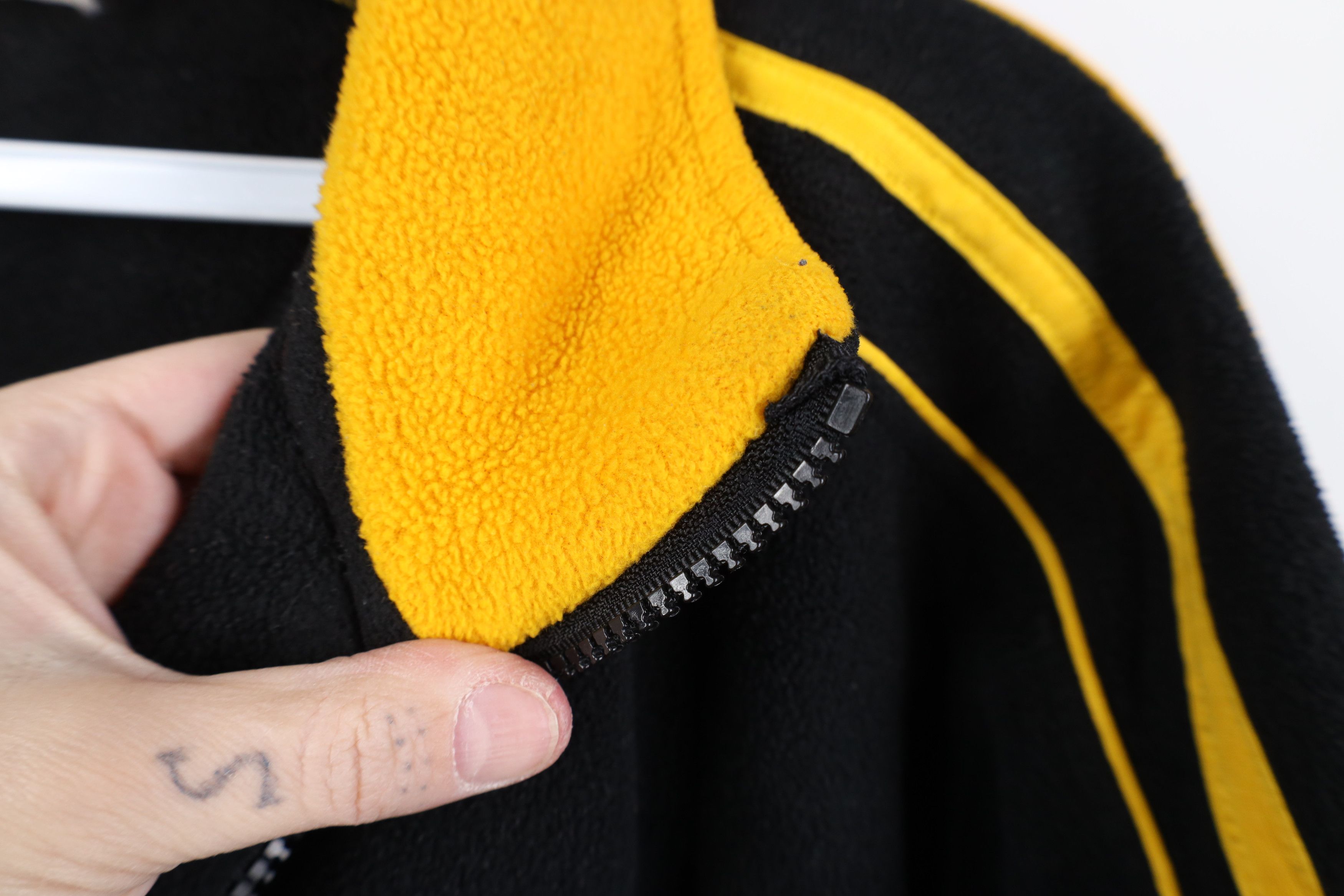 Vintage Vintage 90s Y2K Football 1/4 Half Zip Fleece Sweater Size XL / US 12-14 / IT 48-50 - 6 Thumbnail