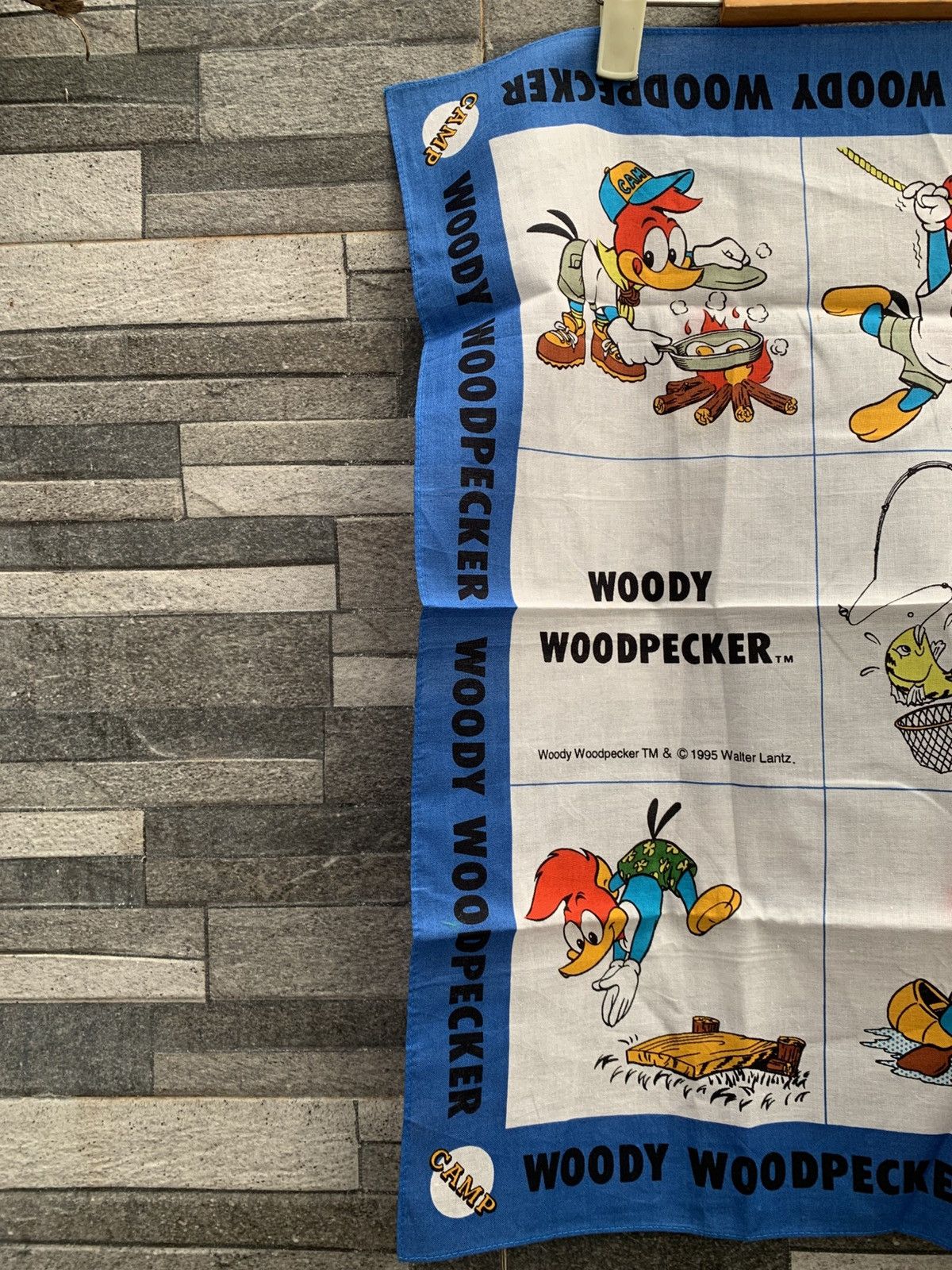 Other Vintage 1995 Woody Woodpecker Bandana Size ONE SIZE - 3 Thumbnail
