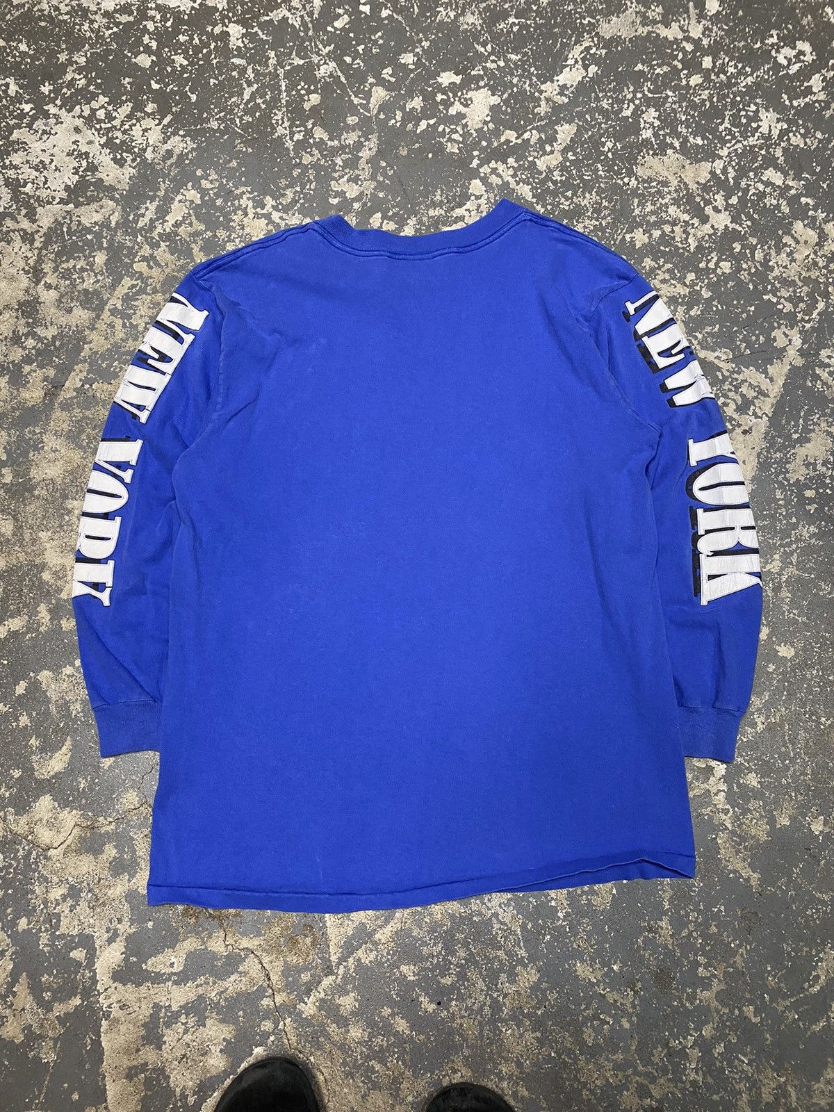 Giant × Vintage Vintage New York Giants True Fan NFL Long Sleeve Tshirt 1995 Size US L / EU 52-54 / 3 - 6 Thumbnail