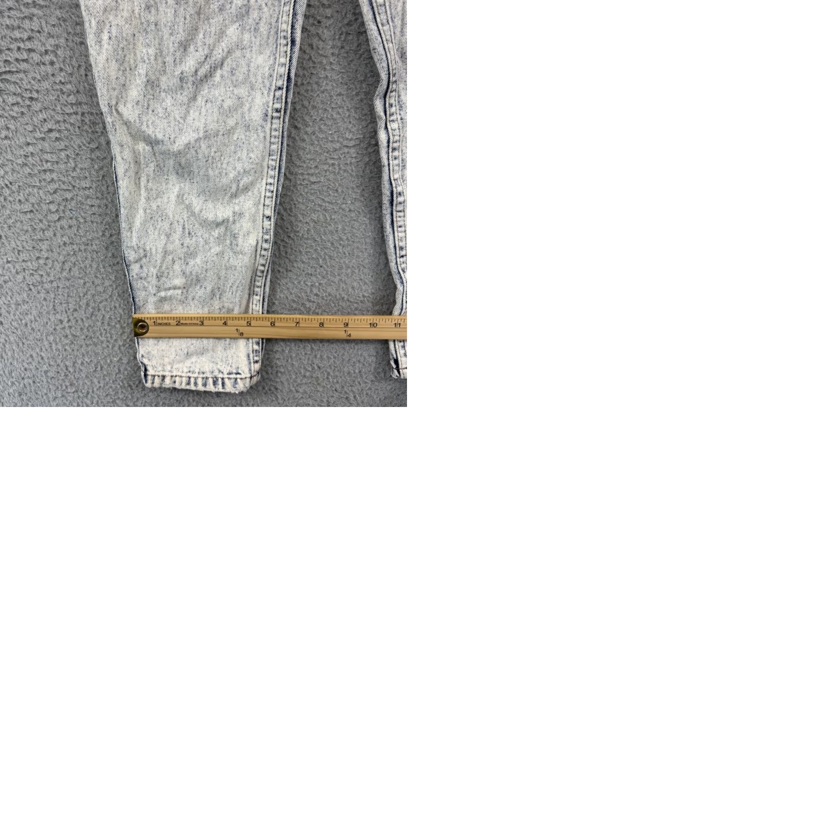 Vintage VINTAGE Gitano Jeans Womens 11/12 Acid Wash High Rise 80s Embroidered Ankle Zip Shirt? Size 34" / US 12 / IT 48 - 9 Thumbnail