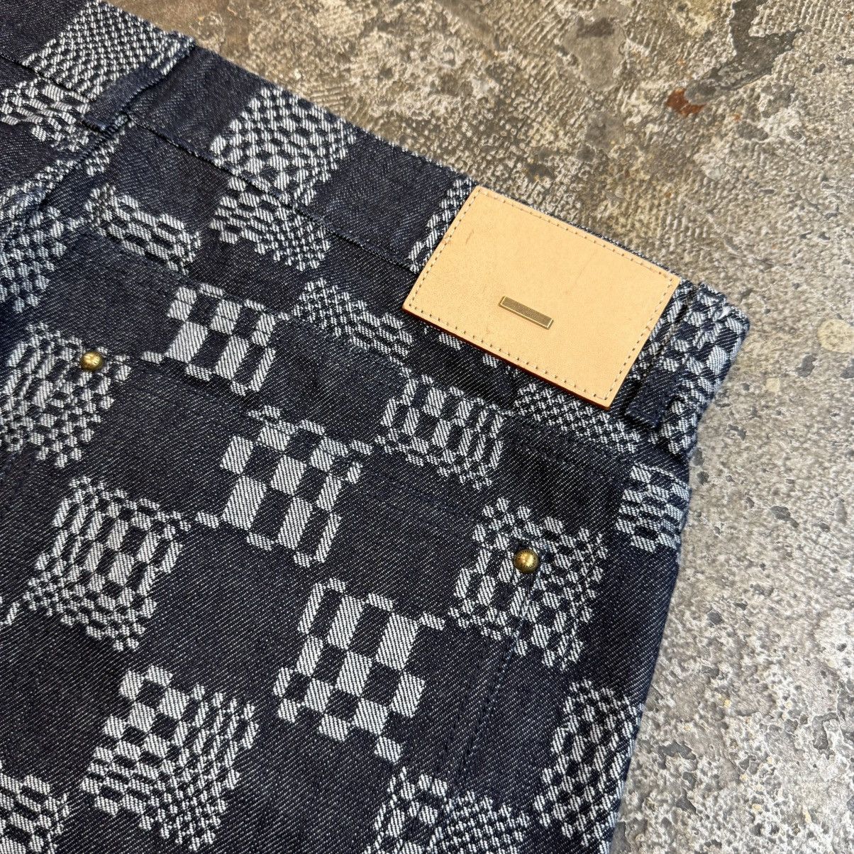 Louis Vuitton Louis Vuitton Distorted Damier Denim Jacket And Pants Set Size US L / EU 52-54 / 3 - 20 Thumbnail