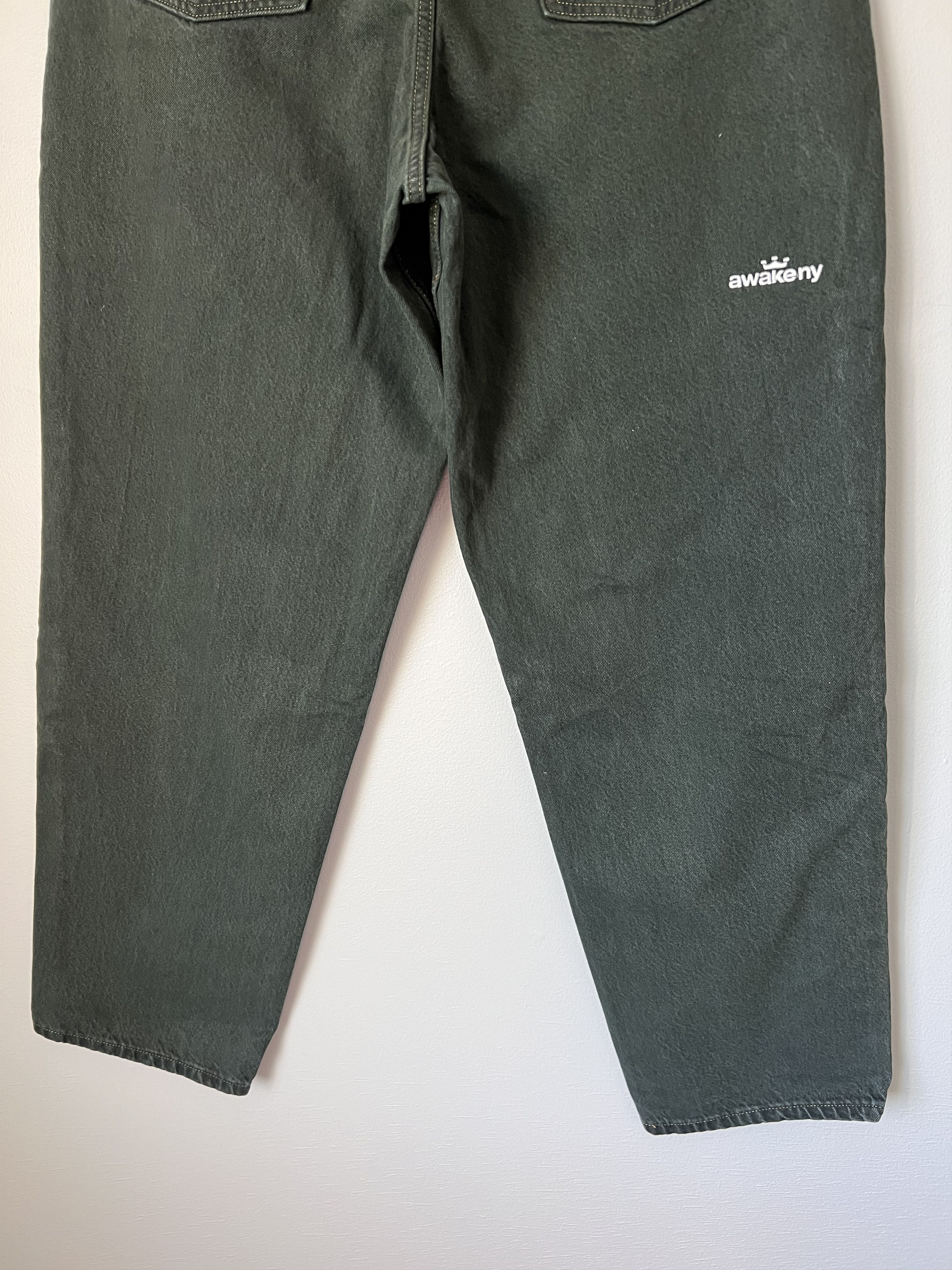 Awake NY × Levi's Awake NY Levi's Overdye Super Baggy Jeans in Green Size US 34 / EU 50 - 3 Thumbnail