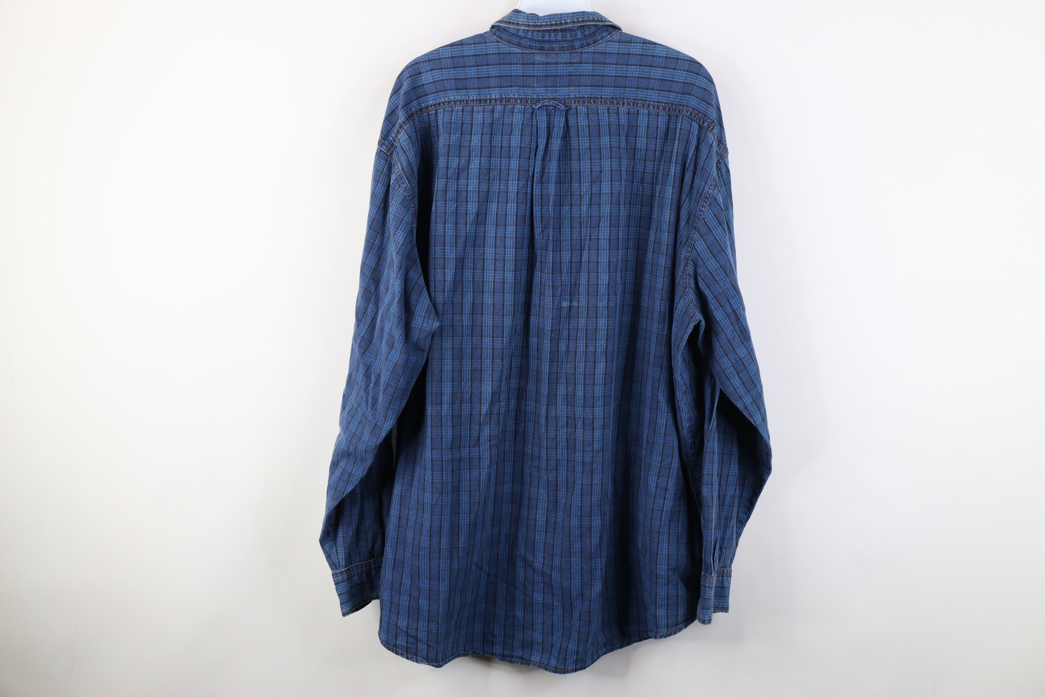 Guess Vintage 90s Guess Spell Western Cowboy Button Shirt Plaid Size US L / EU 52-54 / 3 - 15 Thumbnail