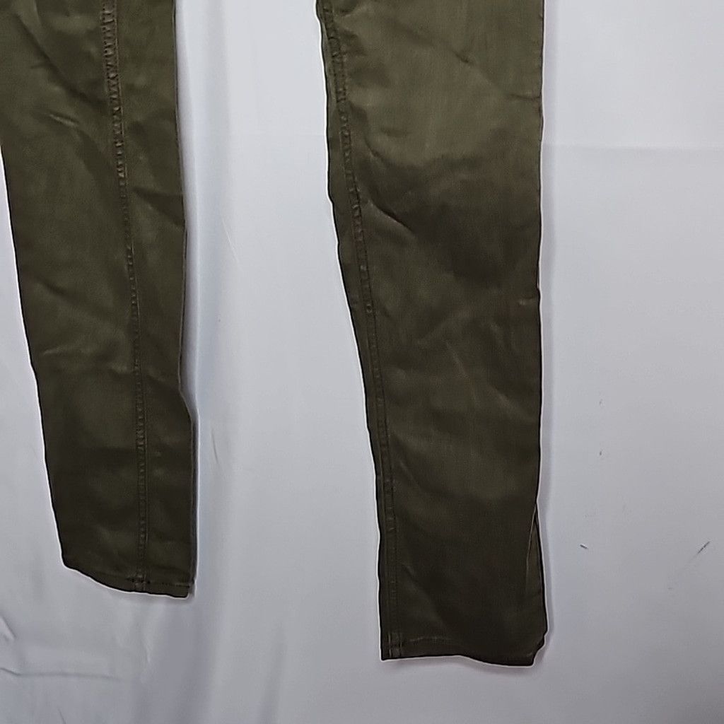 Rag & Bone Rag & Bone Dist army green skinny stretch denim jeans sz 26 Size 26" / US 2 / IT 38 - 3 Thumbnail