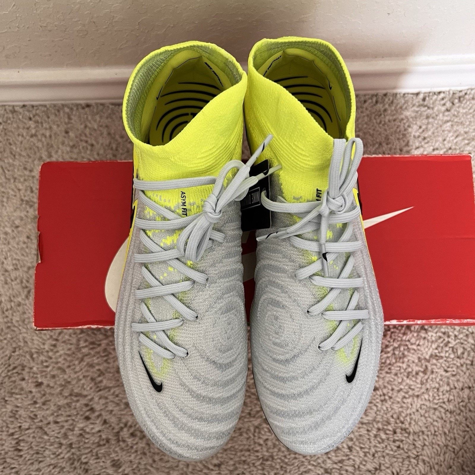 Nike Nike Phantom Luna 2 Elite FG Pack Grey Volt Size 7.5 New Size US 7.5 / EU 40-41 - 4 Thumbnail
