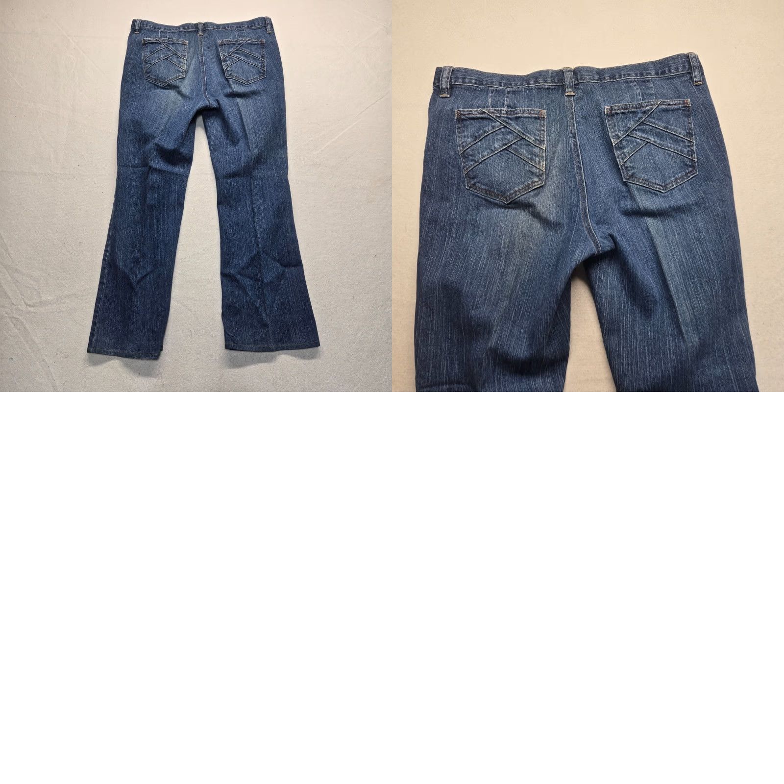 Gap Gap Women Jeans Pants Flared Denim Blue Stretch 16 Casual Everyday Size 38" / US 16 / IT 52 - 8 Thumbnail
