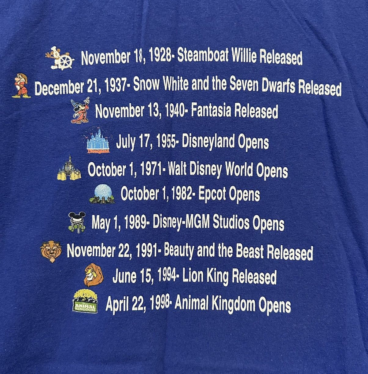 Disney Disney Anniversary shirt Size US XL / EU 56 / 4 - 6 Thumbnail