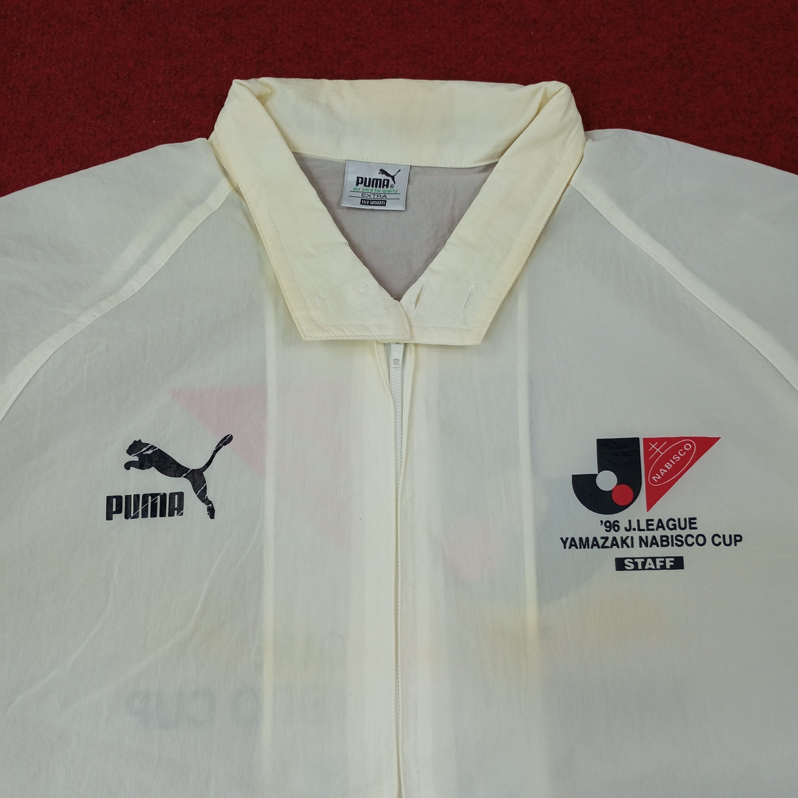 Japanese Brand × Puma × Vintage Puma Japan League 1996 Yamazaki Nabisco Cup Jacket c231n2 Size US L / EU 52-54 / 3 - 4 Thumbnail