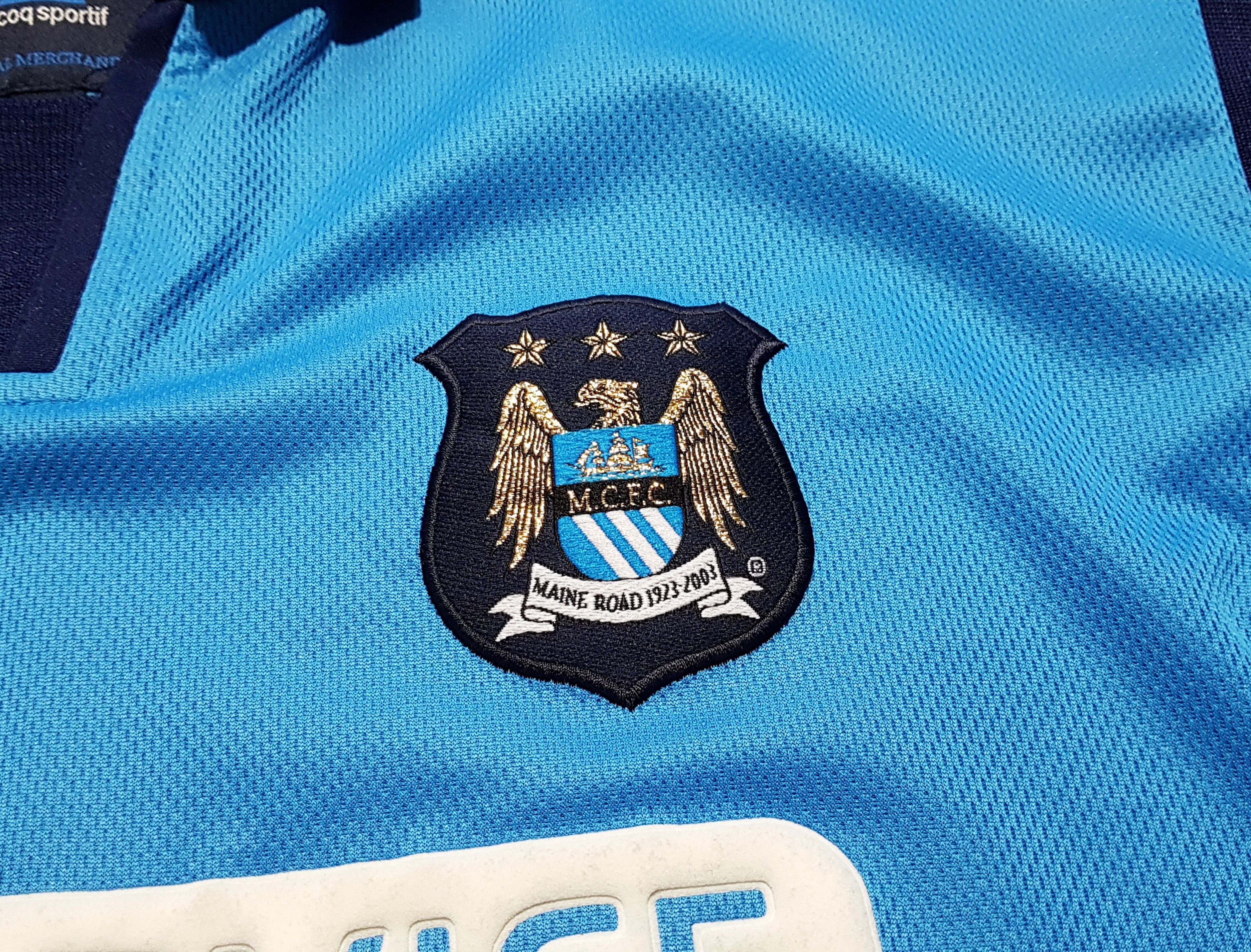 Manchester City 2002-2003 Home Vintage Soccer Jersey sz XL