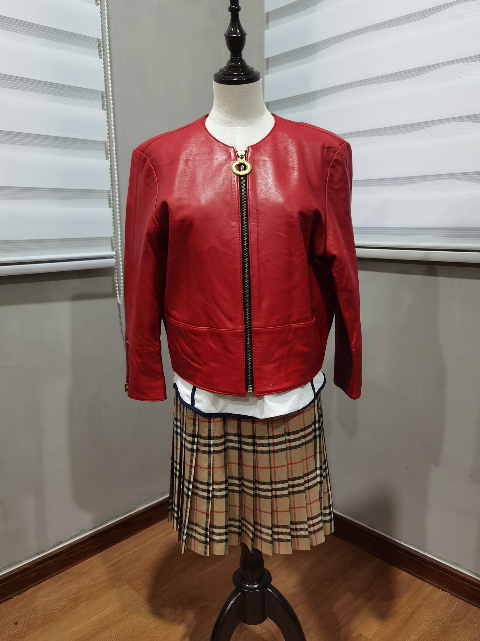 Designer × Jean-Louis Scherrer × Vintage JEAN-LOUIS SCHERRER X Yaeko Aikawa leather jacket S 2238 Size S / US 4 / IT 40 - 1 Thumbnail