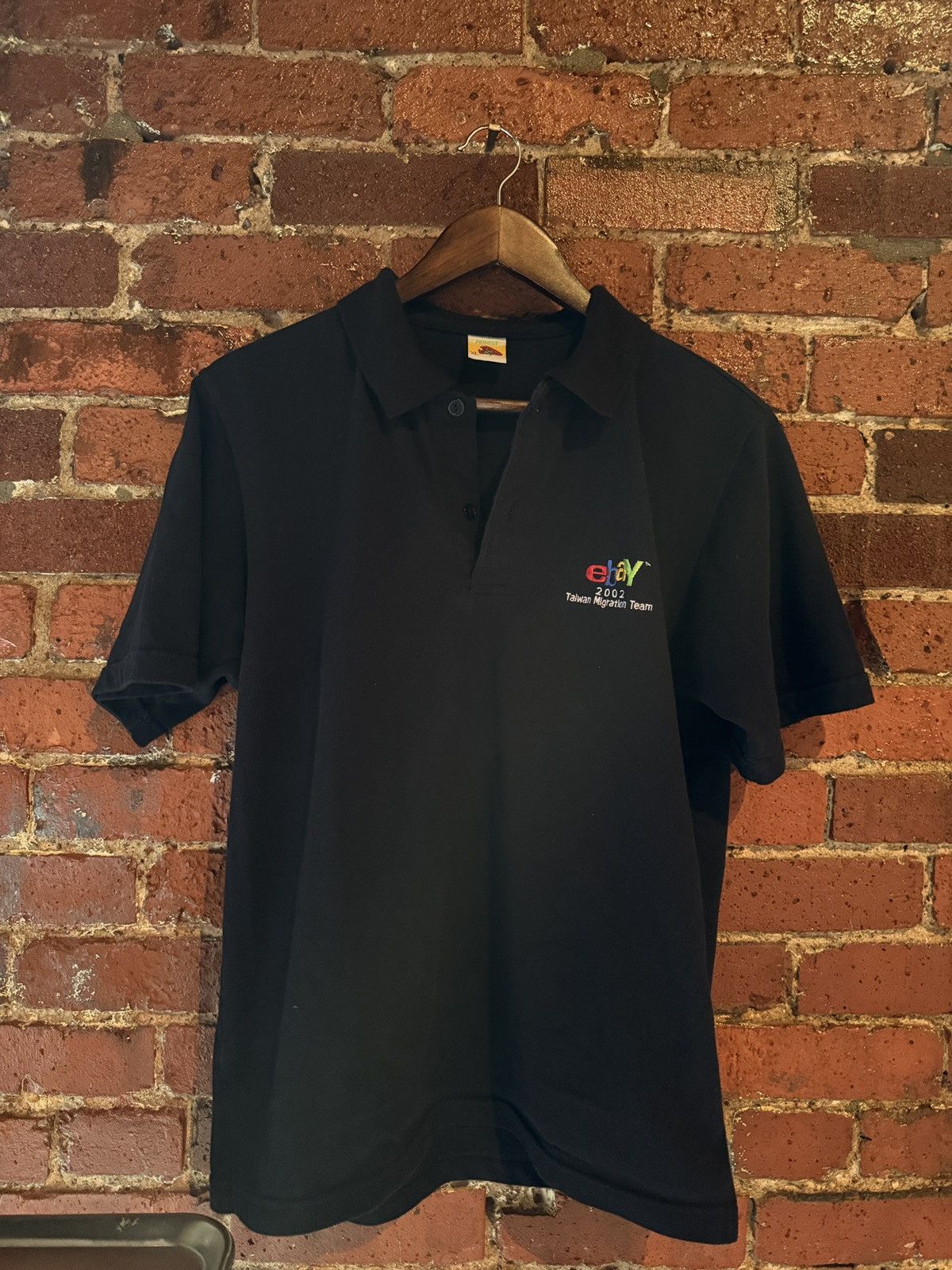 Vintage Ebay Taiwan polo 2002 Size US L / EU 52-54 / 3 - 1 Thumbnail