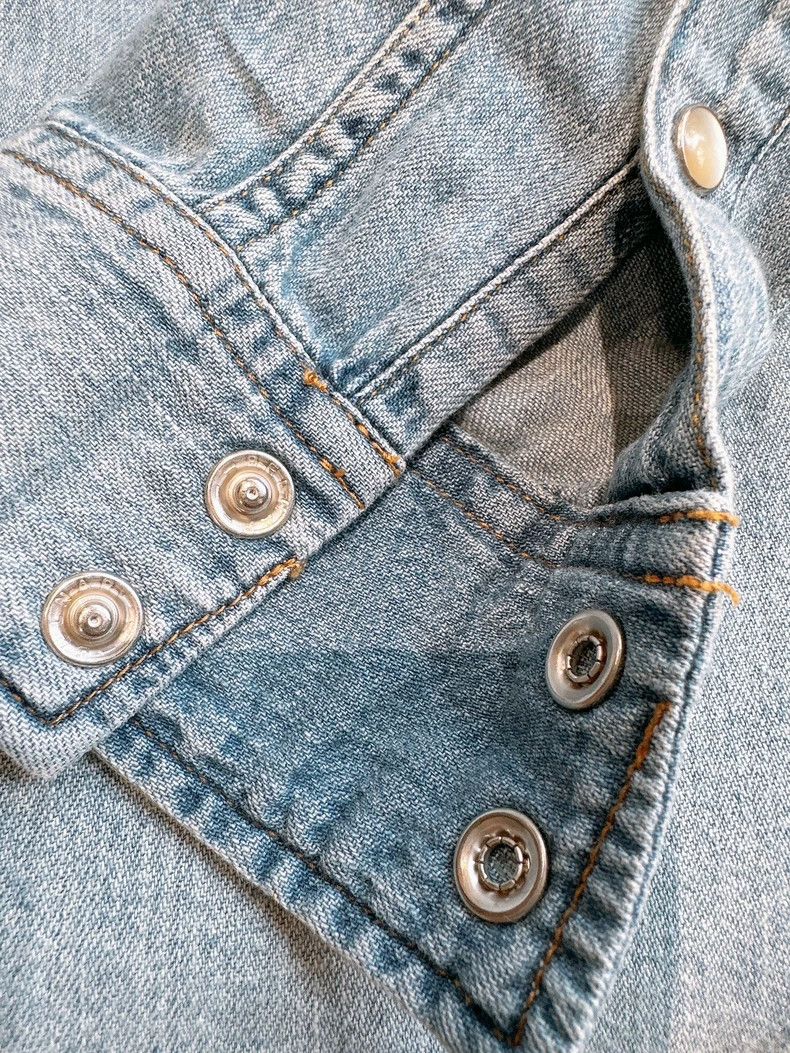 Saint Laurent Paris Saint Laurent Parisdenim shirt 2504-Nextarrow Size US S / EU 44-46 / 1 - 6 Thumbnail