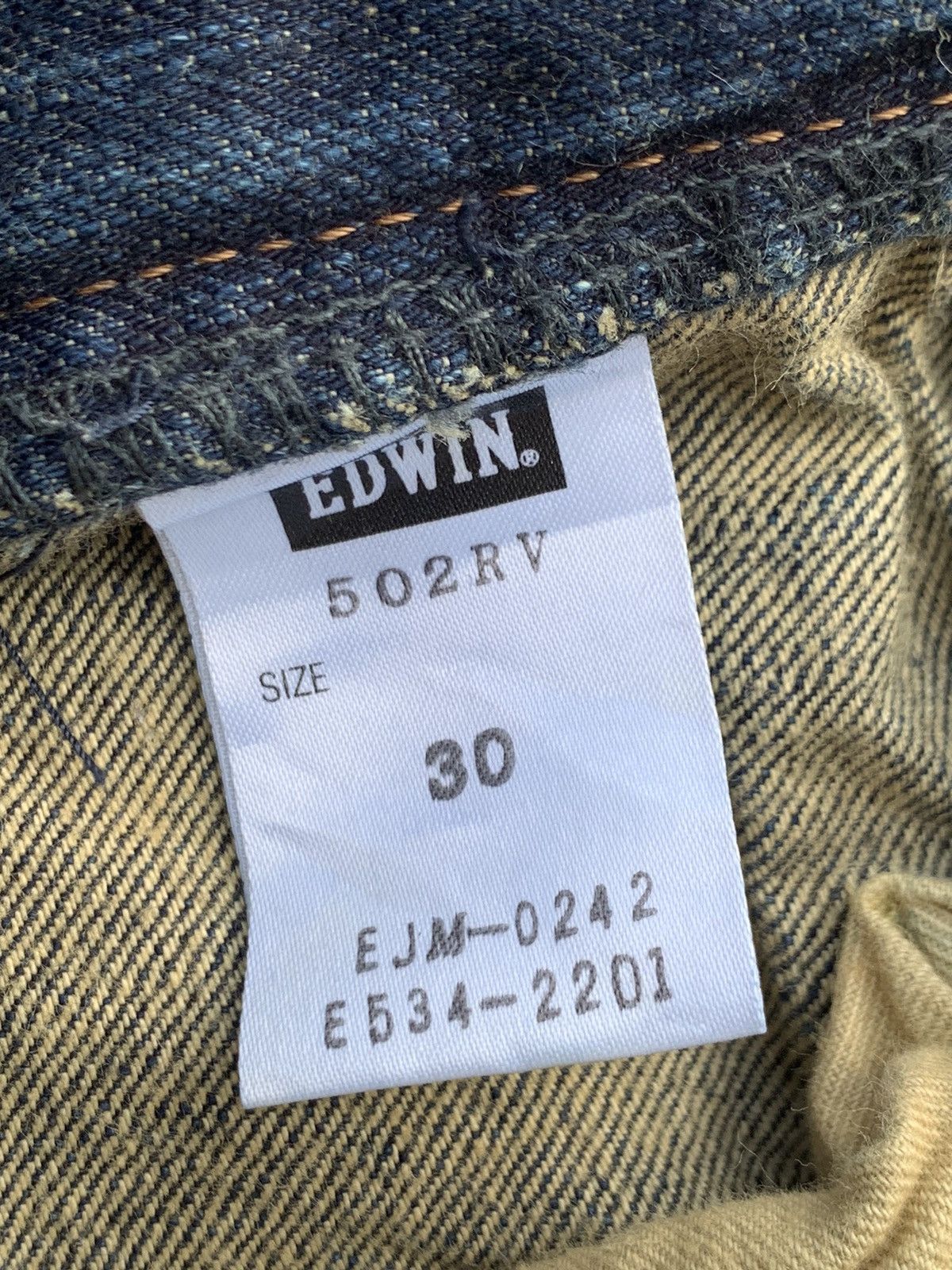 Edwin Distressed Edwin 502 faded blue. Size US 32 / EU 48 - 6 Thumbnail